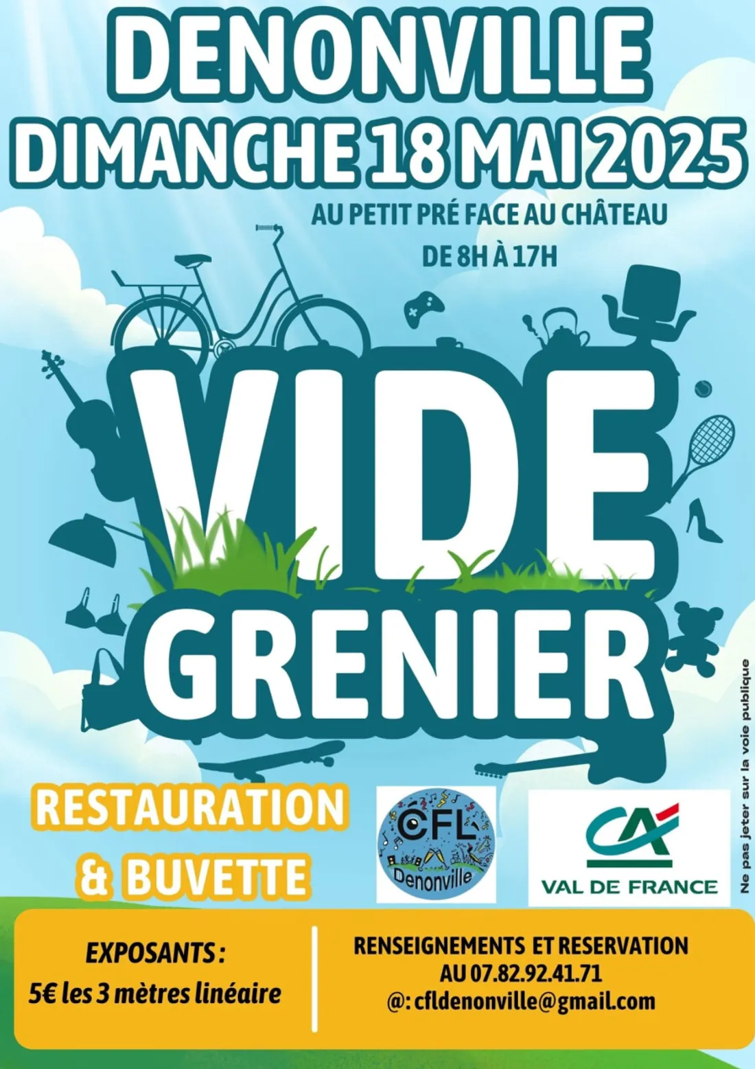 DENONVILLE - Vide-greniers du comité des fêtes