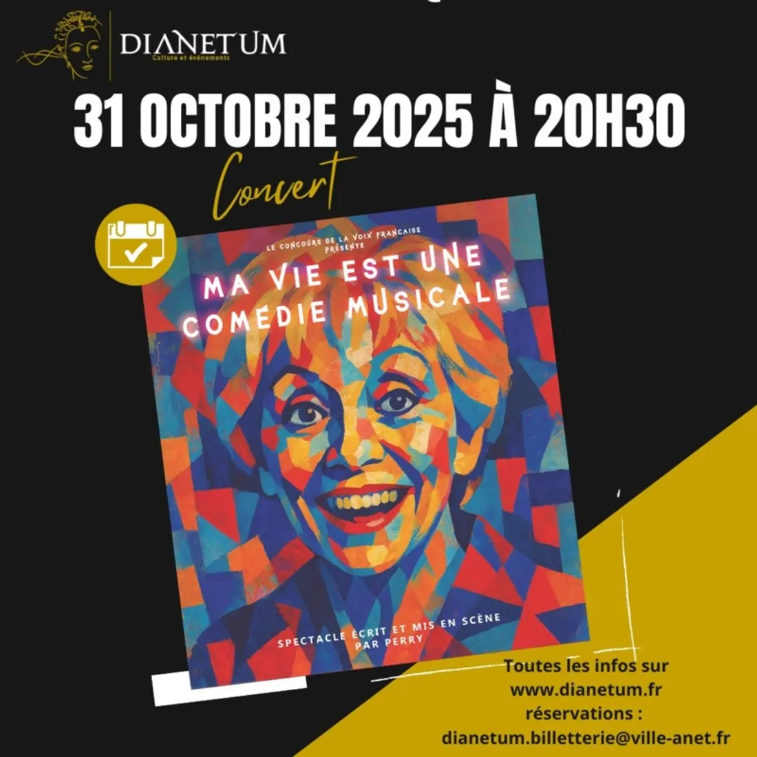 ANET - Saison culturelle : Ma vie est une comédie musicale