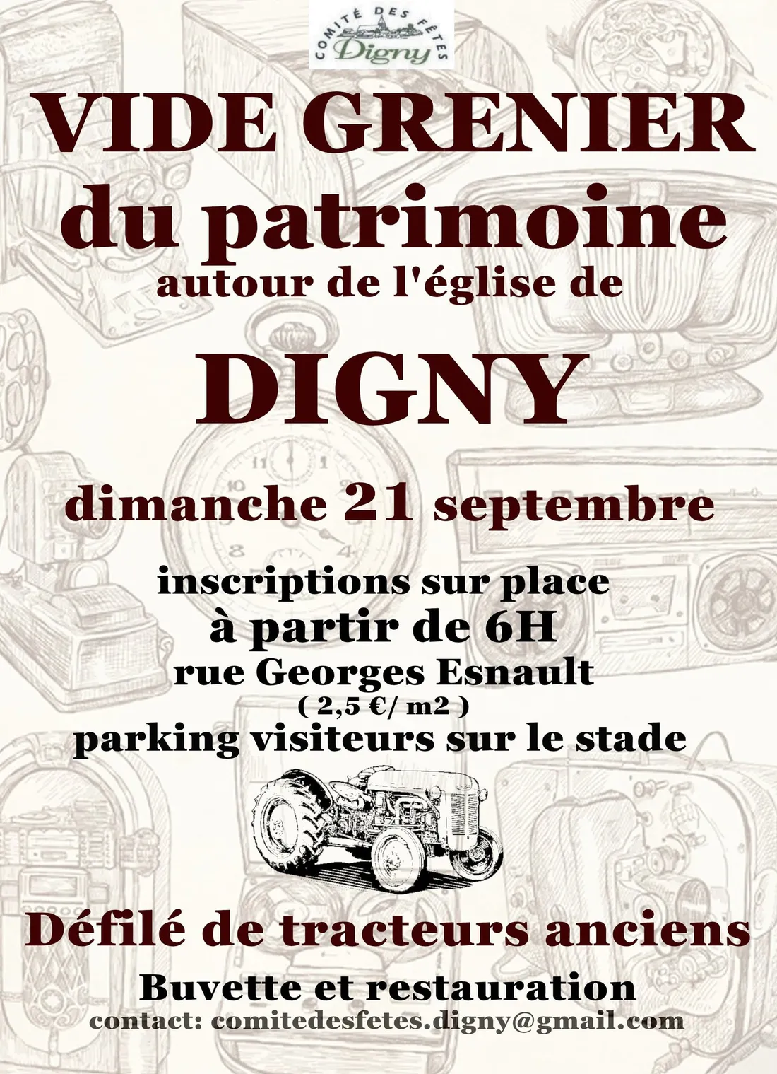 DIGNY - Vide-greniers du patrimoine