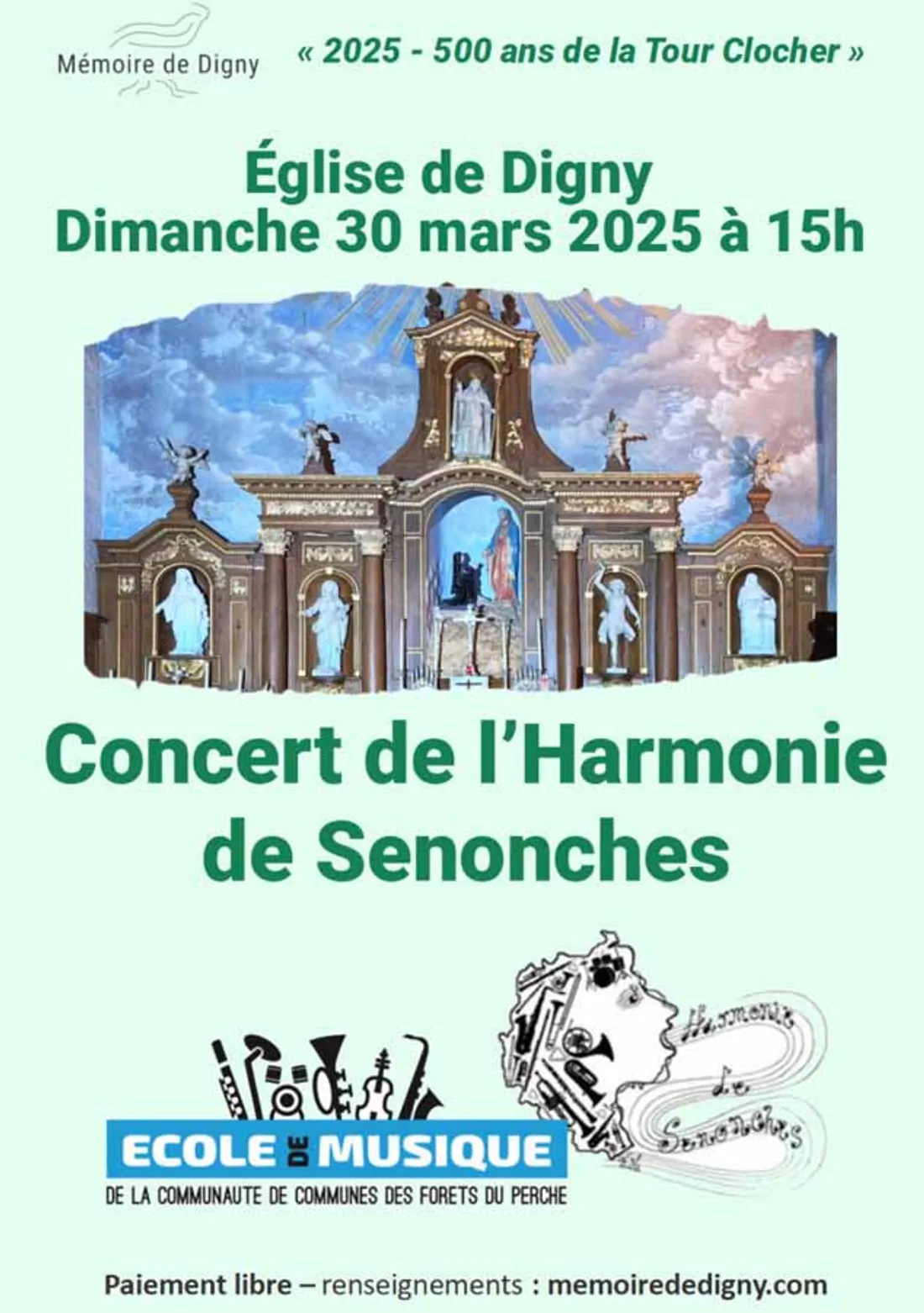 DIGNY - Concert de l'Harmonie de Senonches