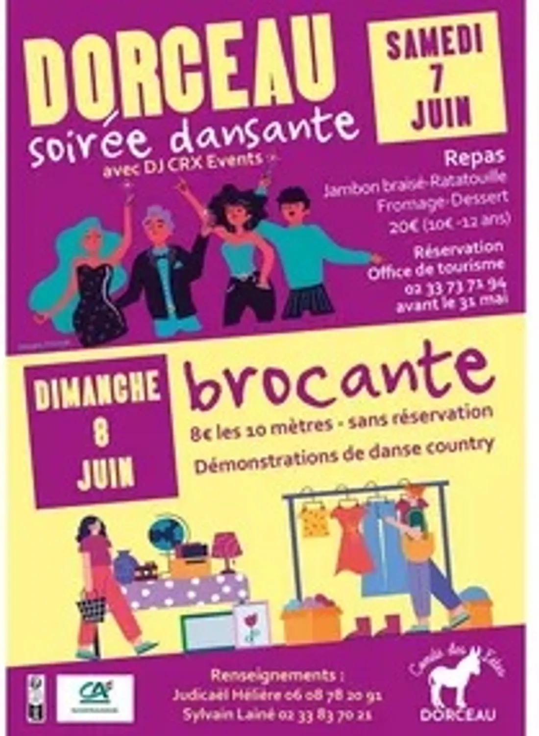 DORCEAU (61) - Vide-greniers du comité des fêtes