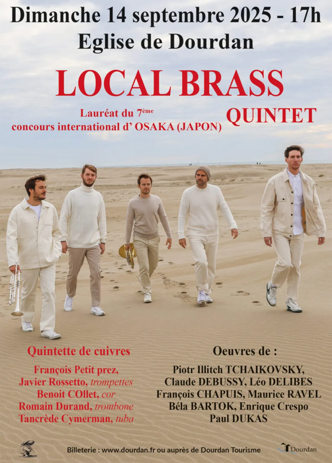 DOURDAN (91) - Local Brass Quintet – Quintette de Cuivres