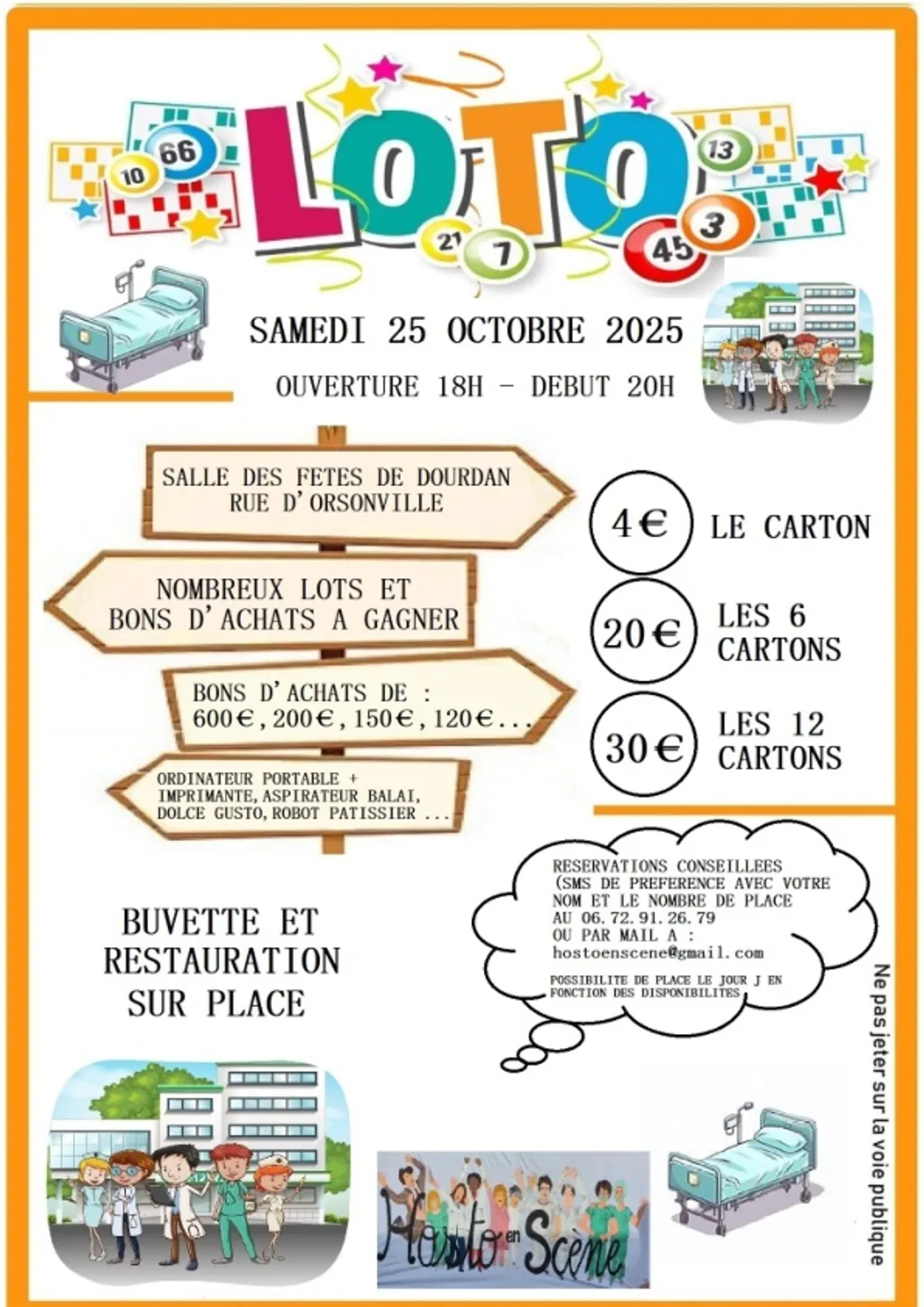 DOURDAN (91) - Loto de Hosto en Scène