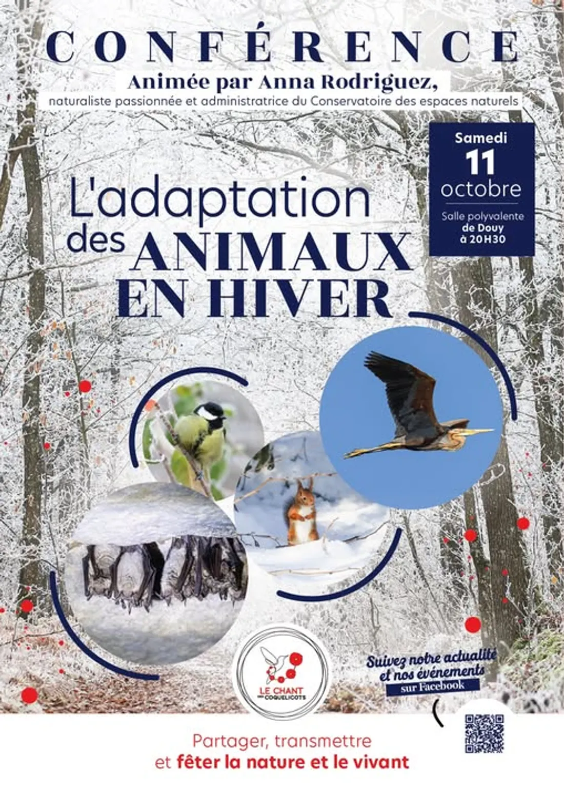 DOUY - Conférence : L'adaptation des animaux à l'hiver