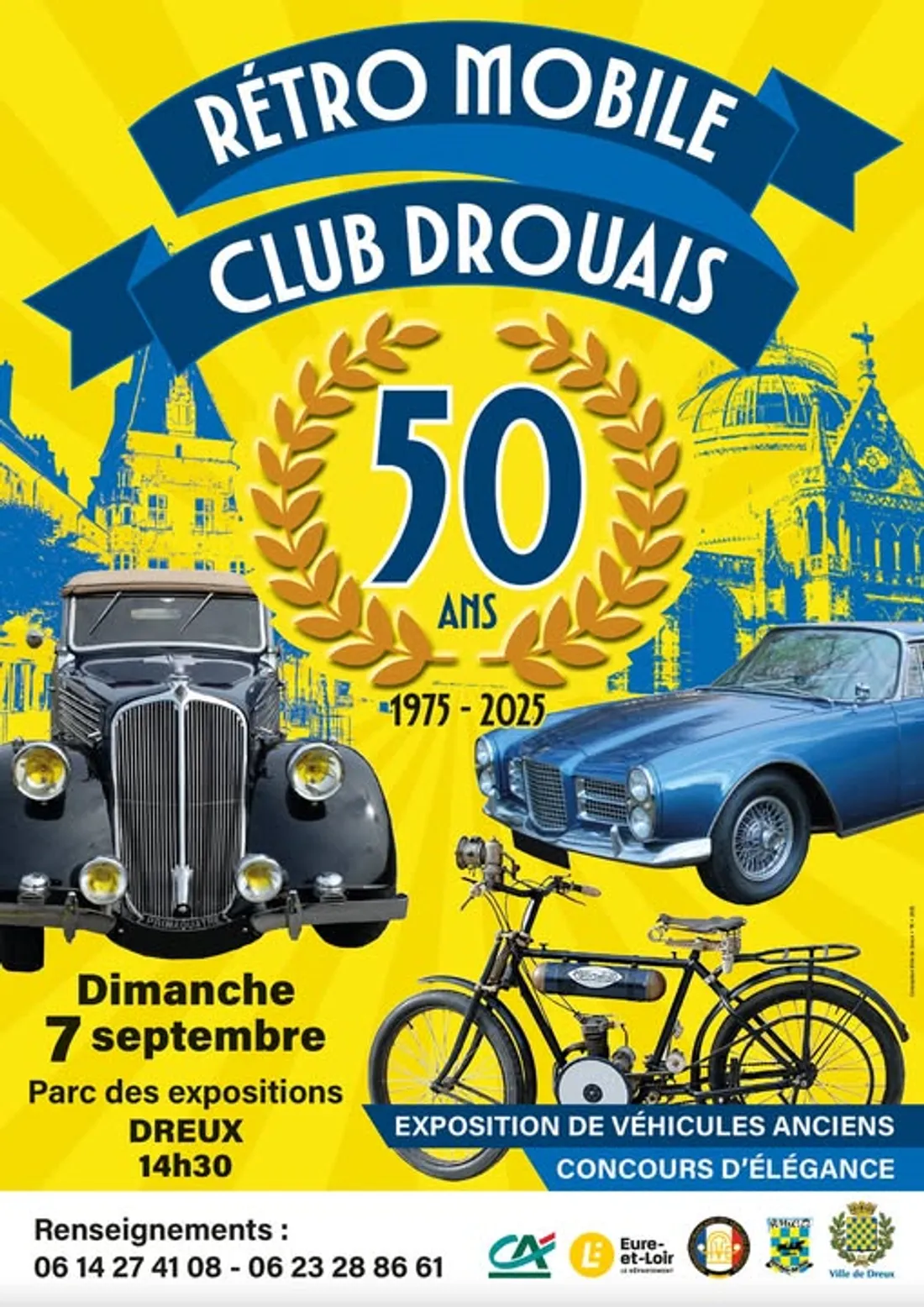 DREUX - Les 50 ans du Rétro Mobile Club Drouais