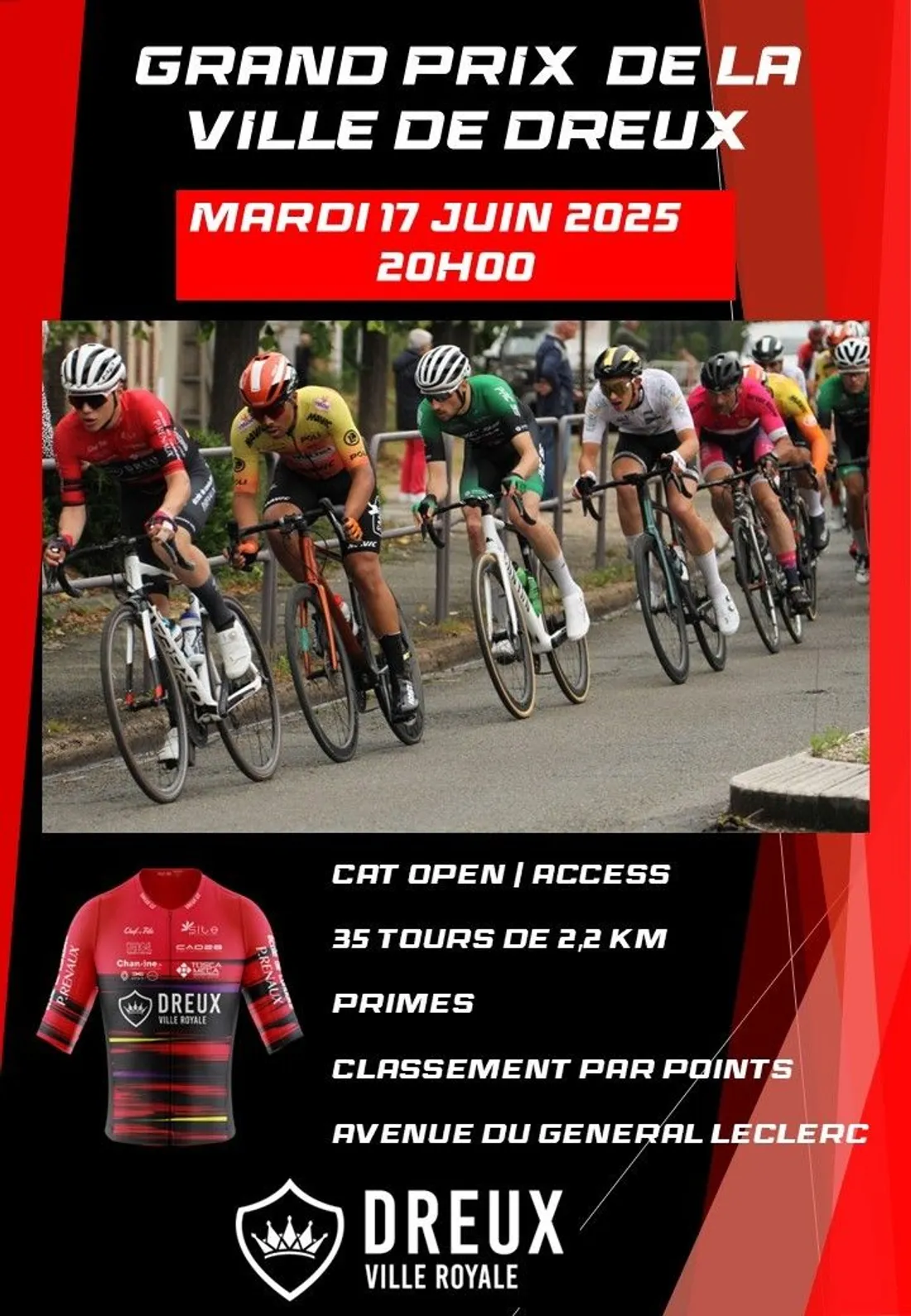 DREUX - Cyclisme : Grand Prix de la ville de Dreux