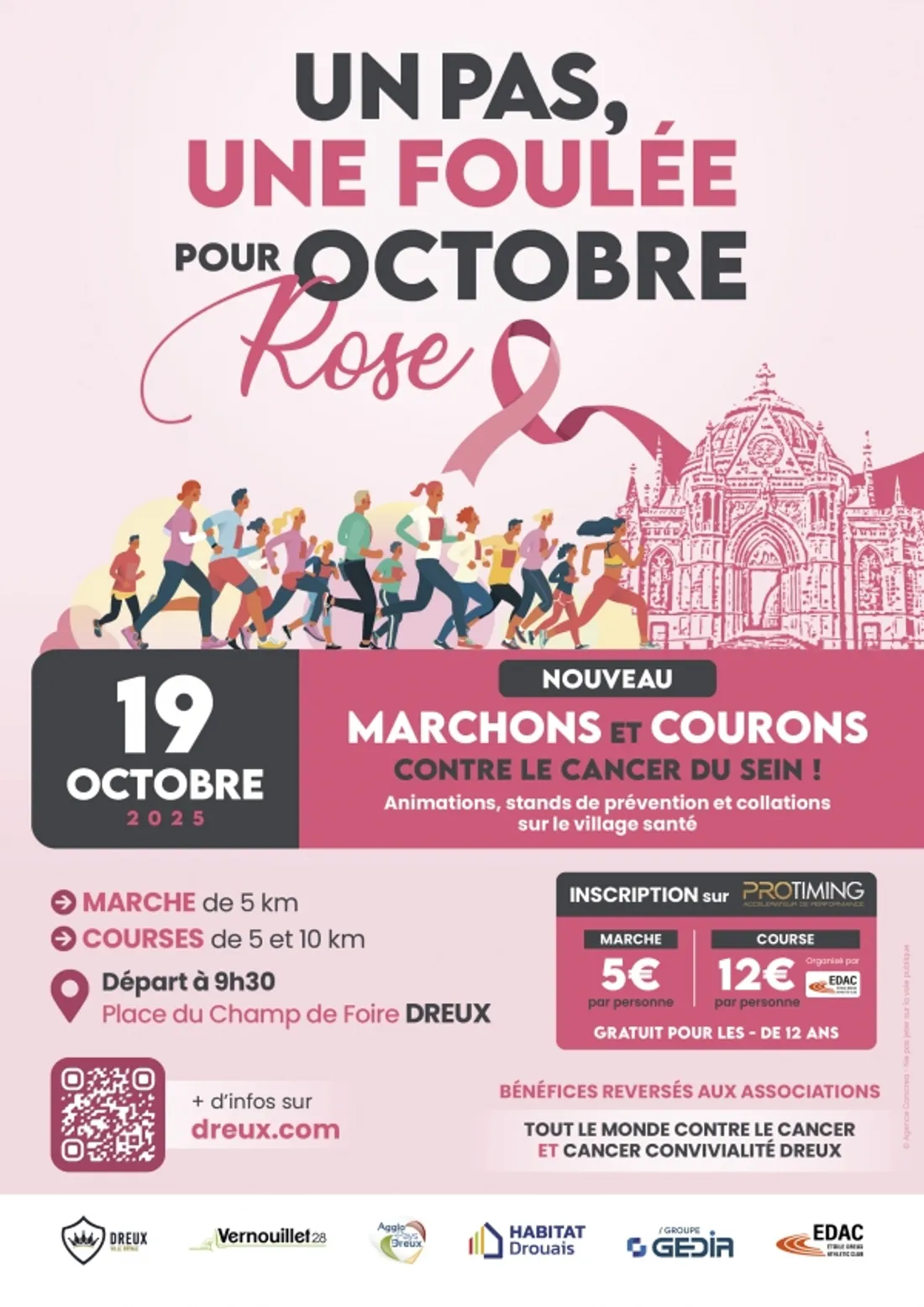 DREUX - Les Foulées Roses de Dreux