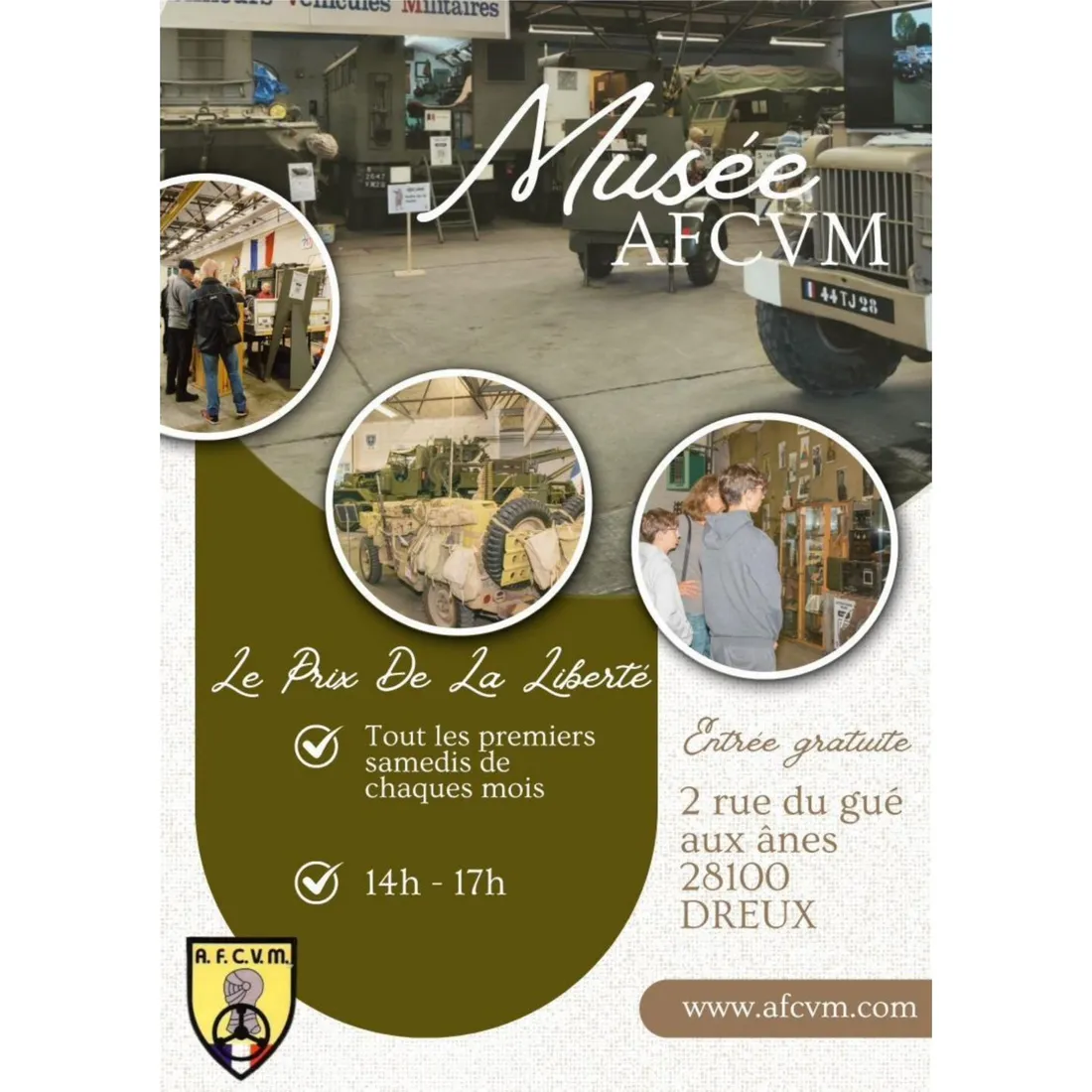 DREUX - Musée AFCVM « Le Prix de la Liberté »