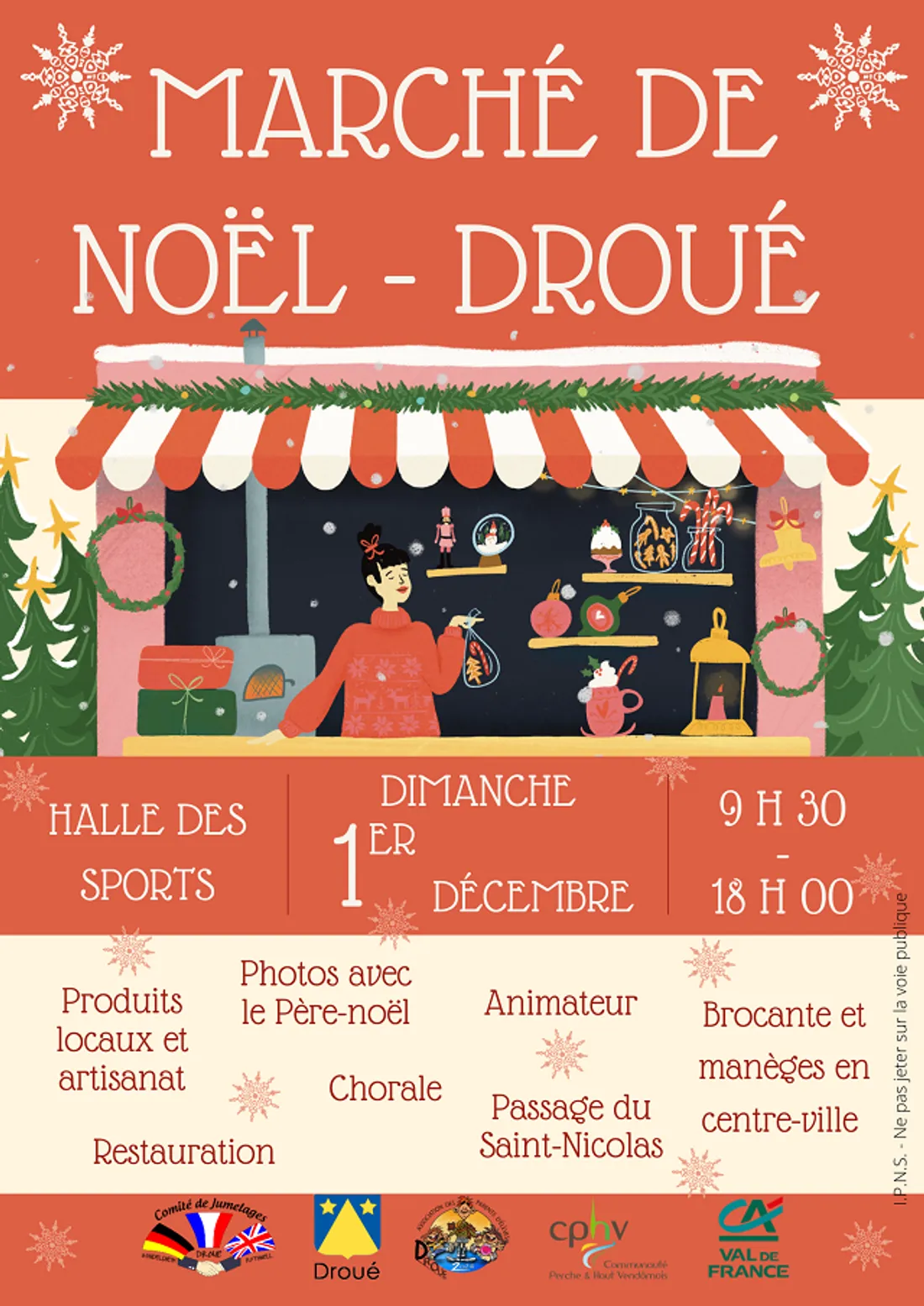 DROUÉ (41) - Marché de Noël