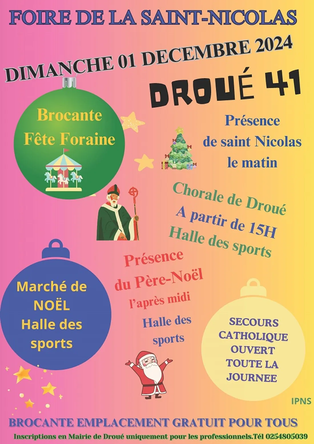 DROUÉ (41) - Foire de la Saint Nicolas