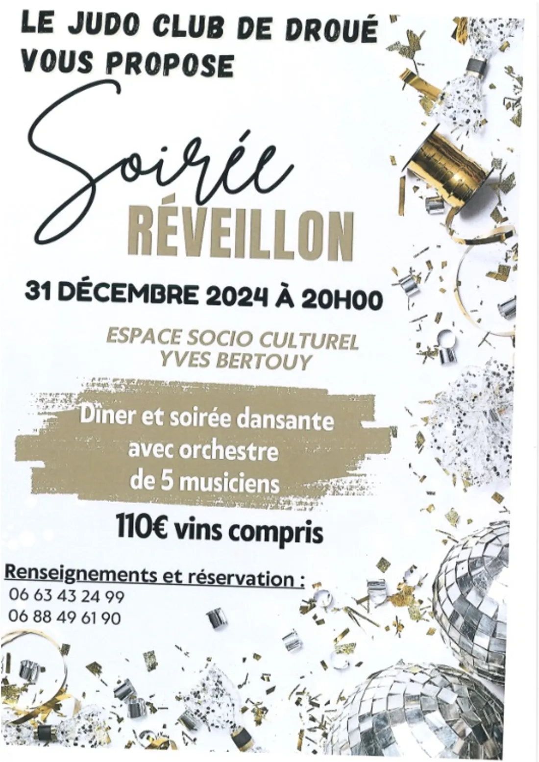 DROUÉ (41) - Réveillon du Judo Club