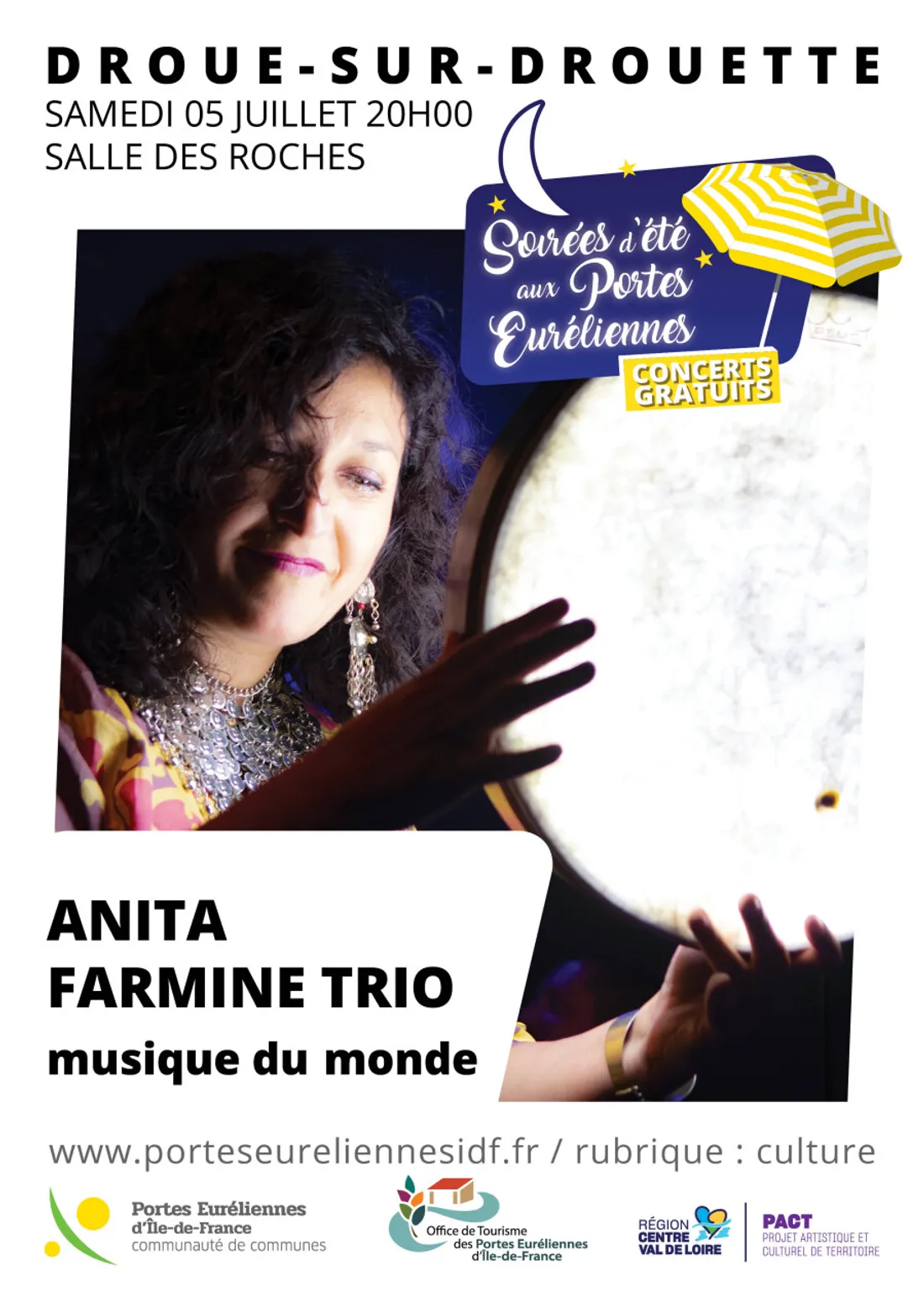 DROUE-SUR-DROUETTE - Concert : Anita Farmine Trio