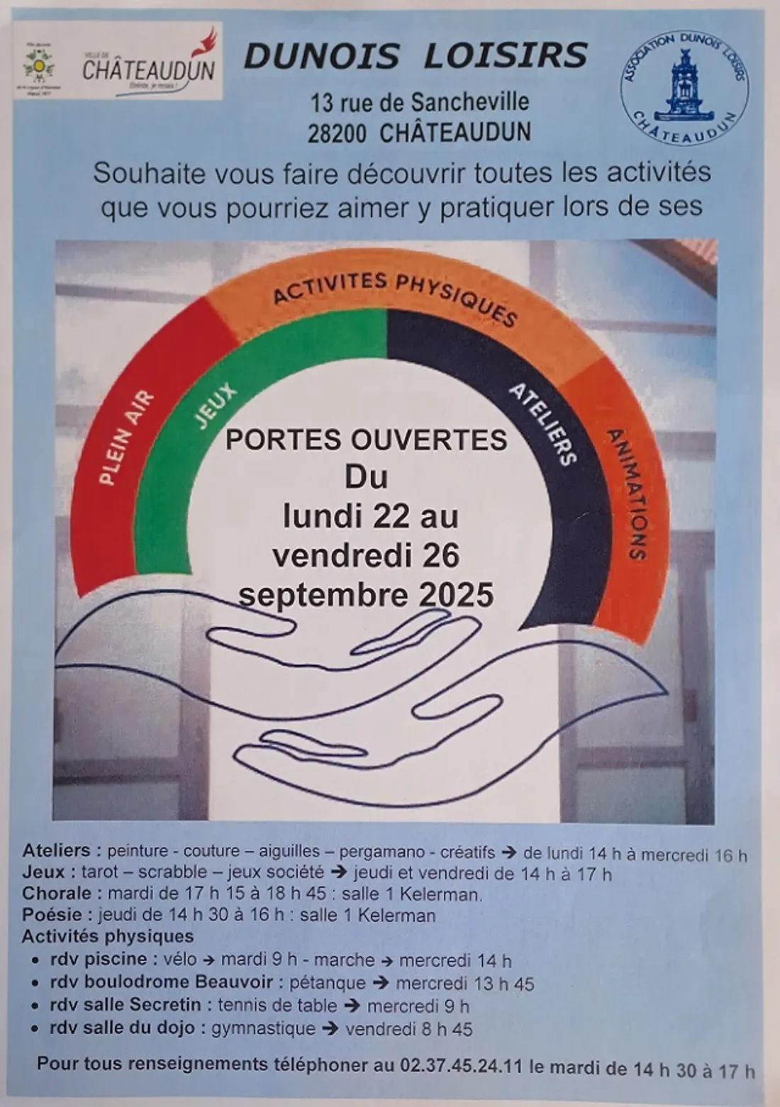 CHÂTEAUDUN - Portes ouvertes de Dunois Loisirs