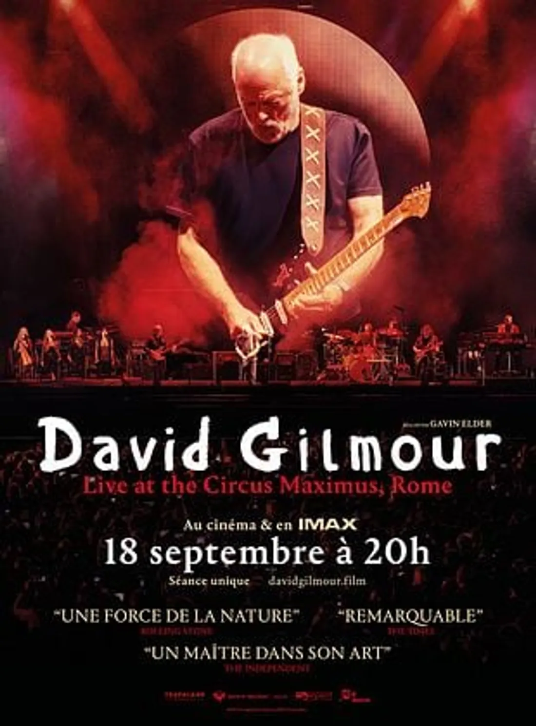 CHARTRES - Concert au cinéma : David Gilmour Live