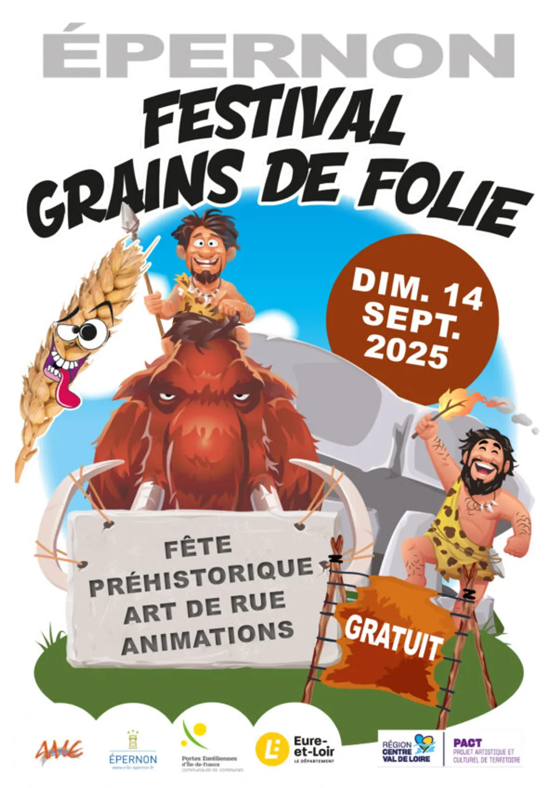 ÉPERNON - Festival art de rue : Grains de folie