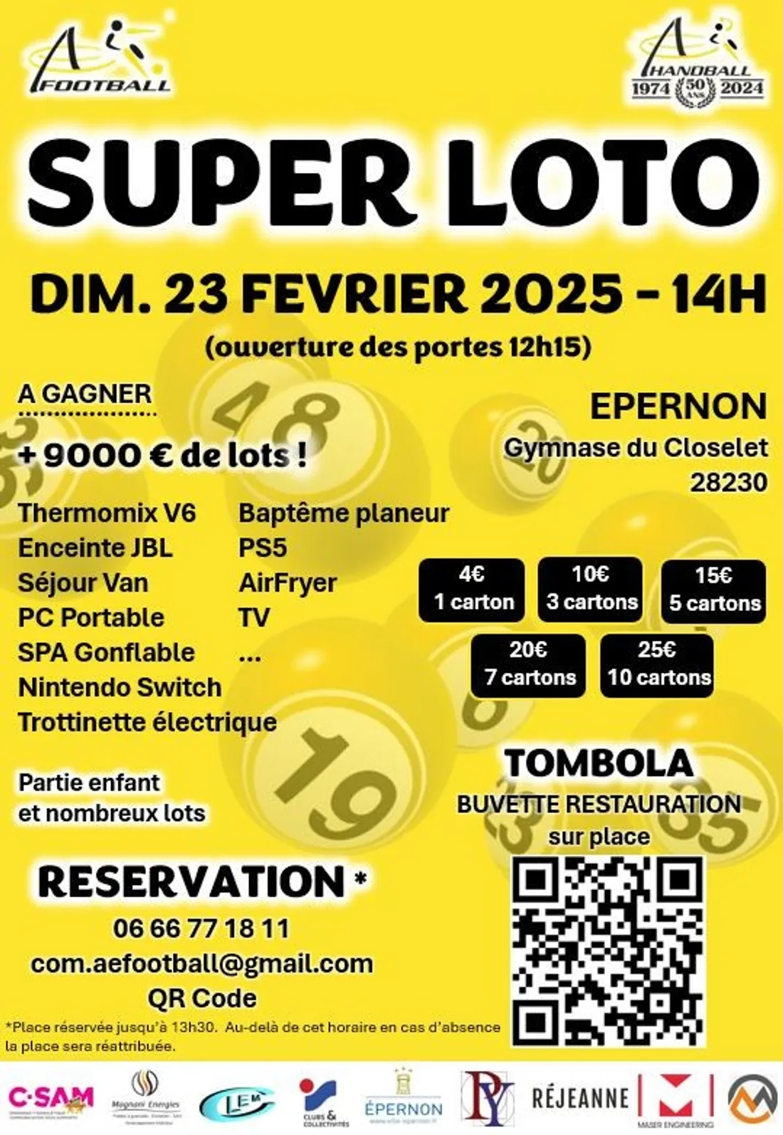 ÉPERNON - Loto de l'Amicale d'Épernon