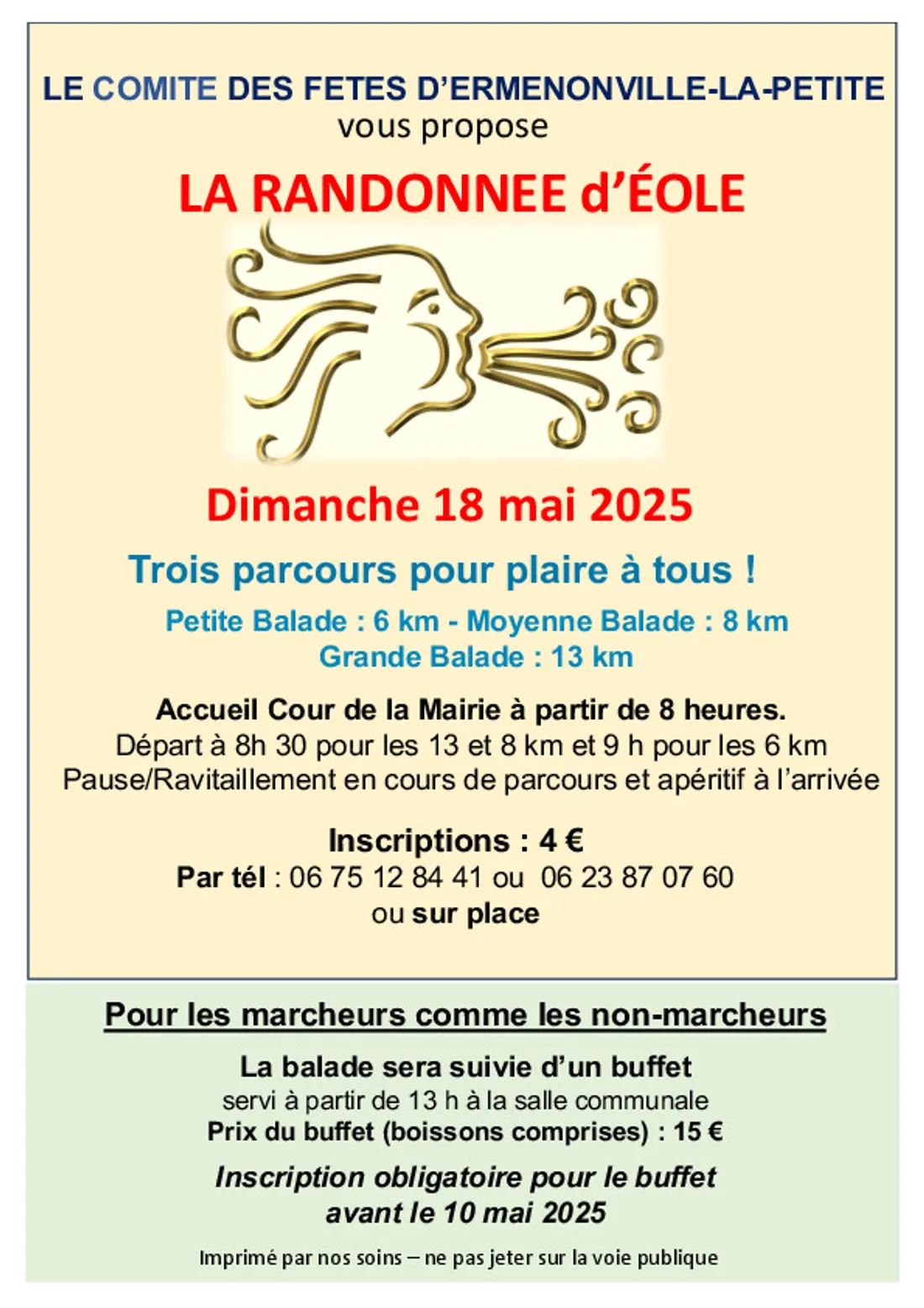 ERMENONVILLE-LA-PETITE - Randonnée d'Éole