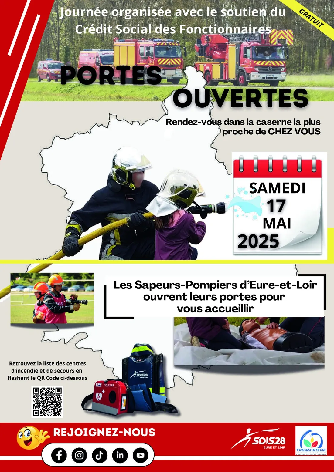 EURE-ET-LOIR - Portes ouvertes des casernes de sapeurs-pompiers