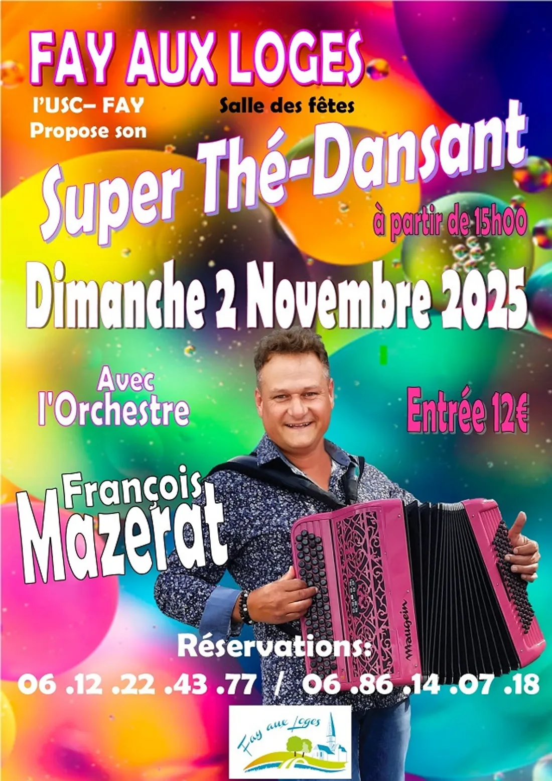 FAY-AUX-LOGES (45) - Thé dansant avec François Mazerat