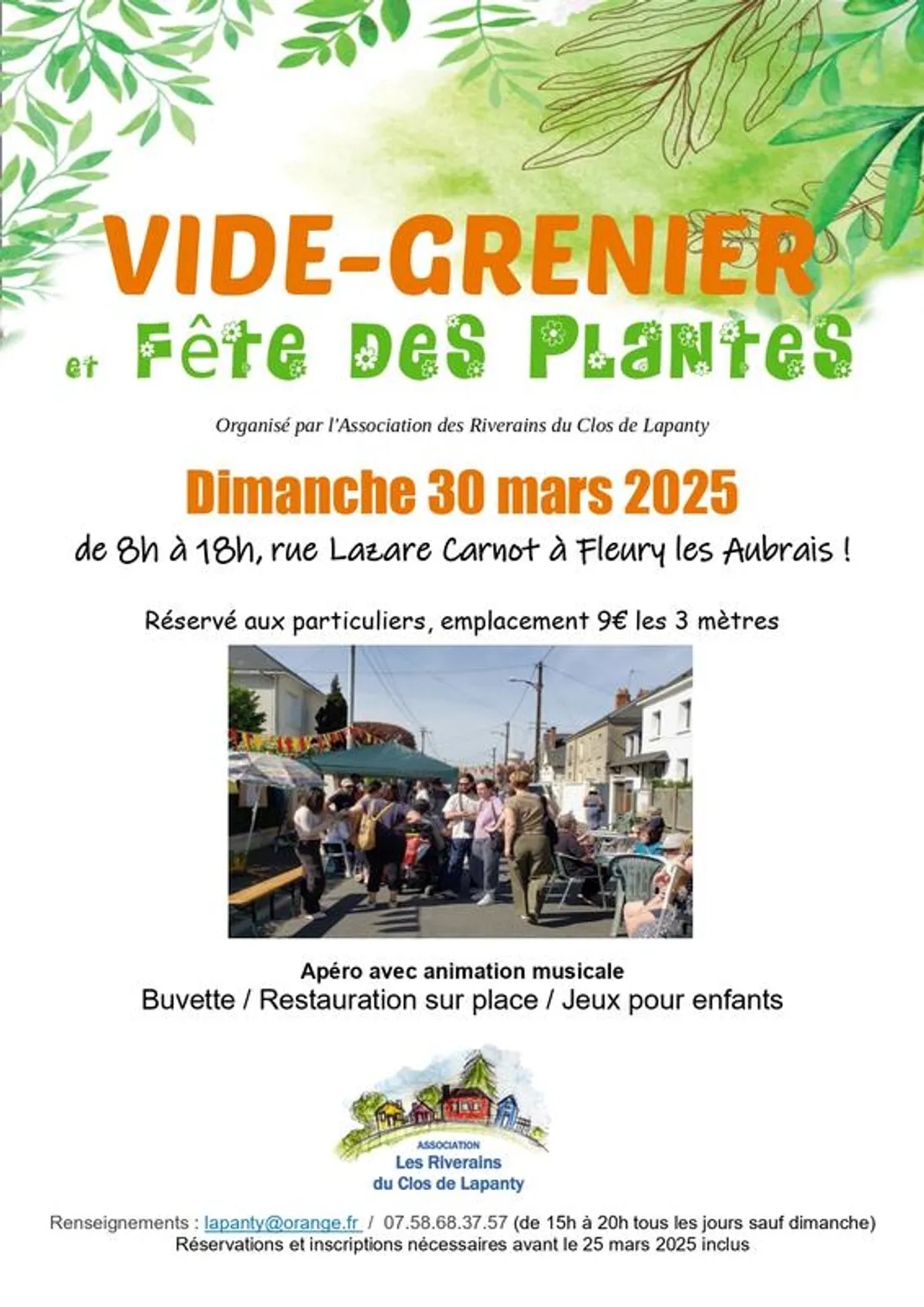FLEURY-LES-AUBRAIS (45) - Vide-greniers et fête des plantes