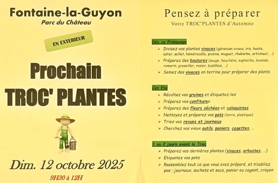 FONTAINE-LA-GUYON - Troc'Plantes