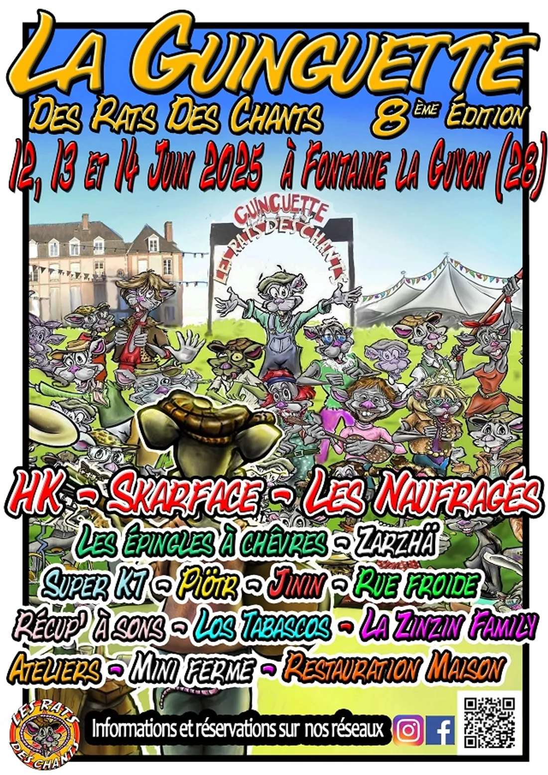 FONTAINE-LA-GUYON - La Guinguette des Rats des Chants