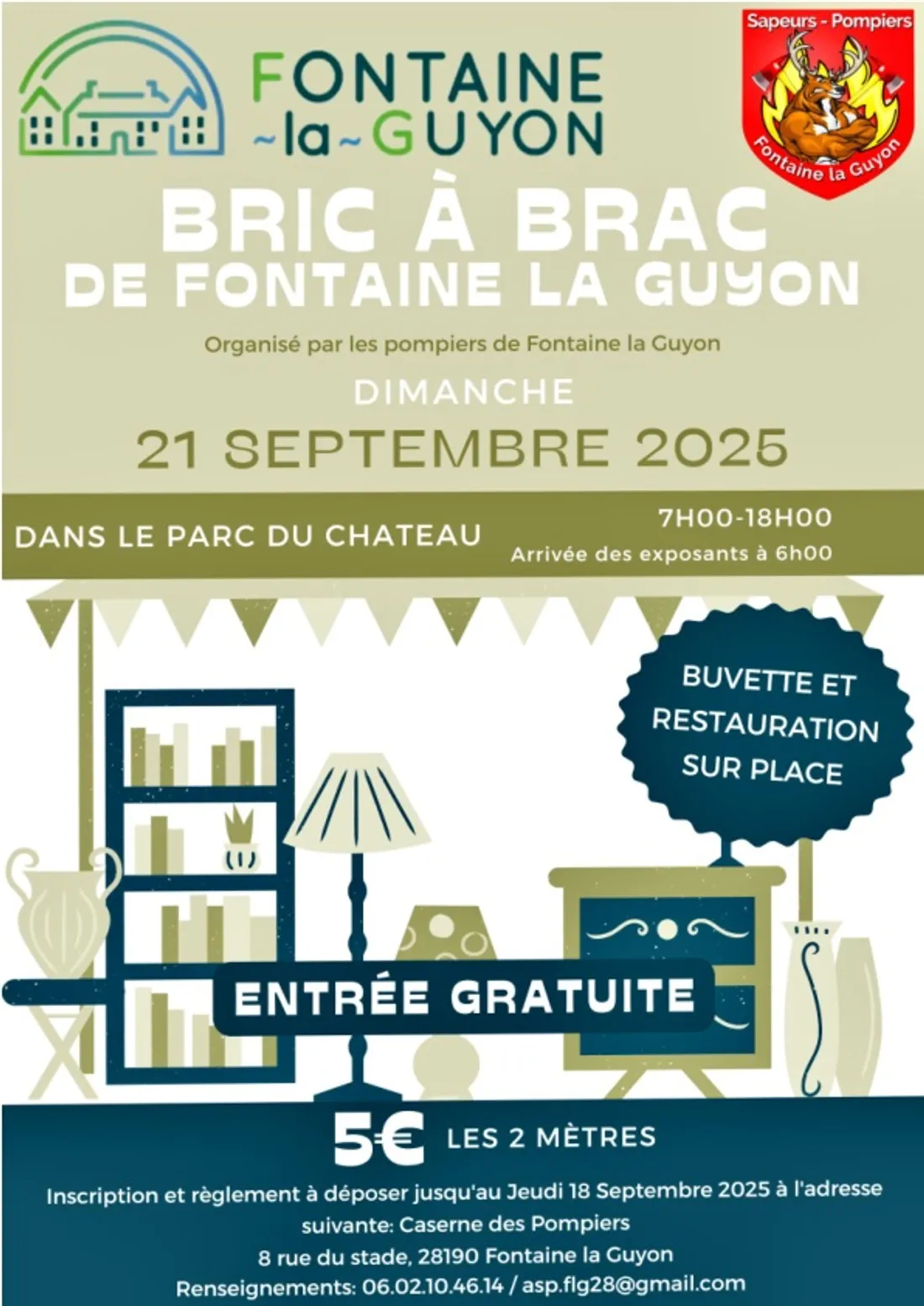 FONTAINE-LA-GUYON - Bric-à-brac des pompiers