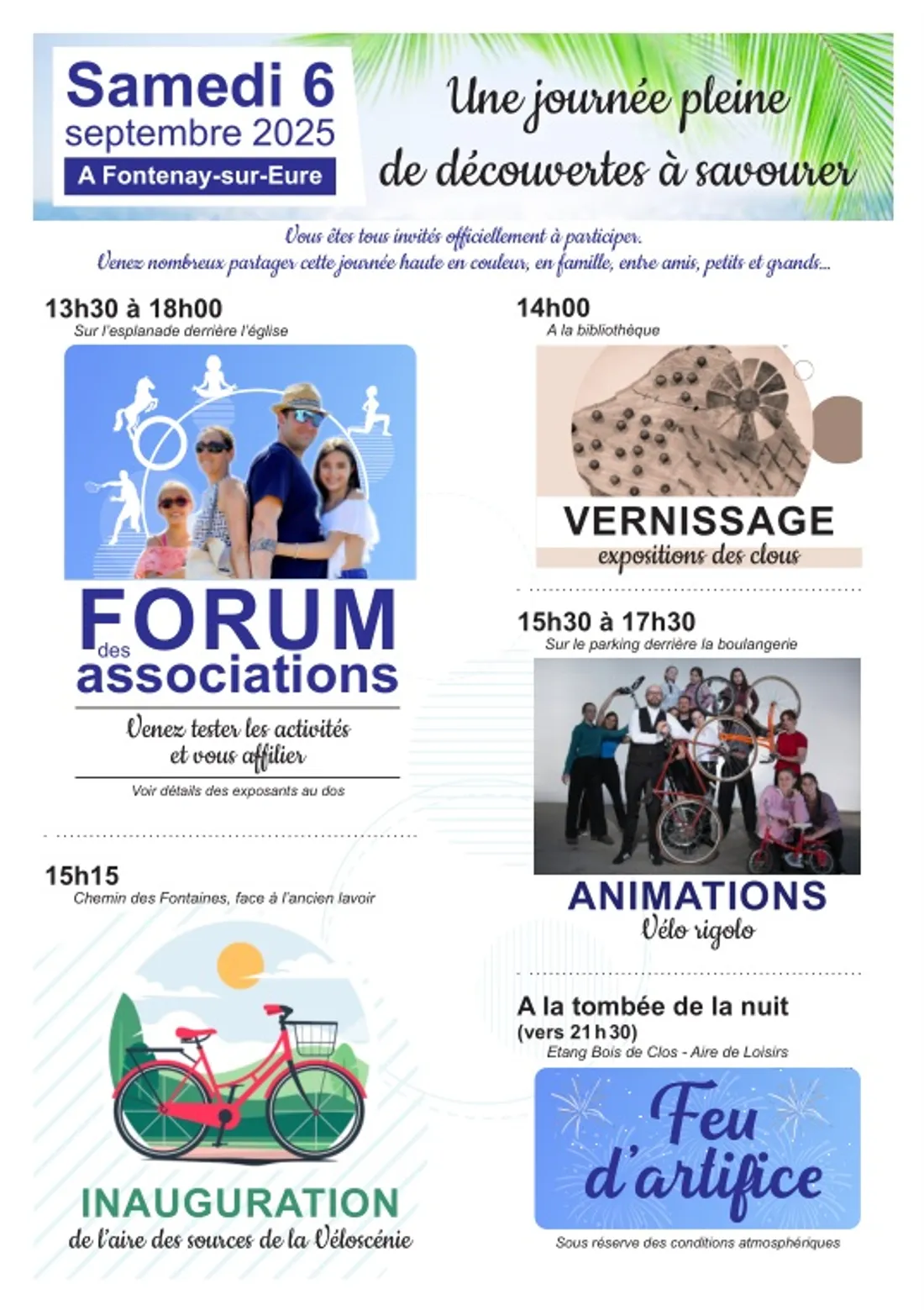 FONTENAY-SUR-EURE - Forum des associations, animations et Feu d'artifice