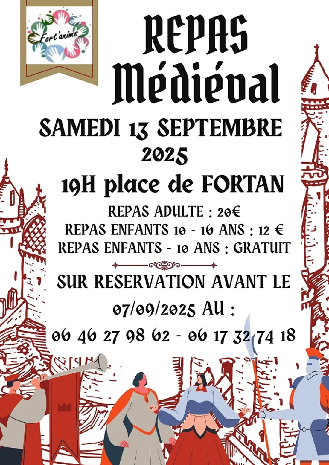 FORTAN (41) - Repas médiéval