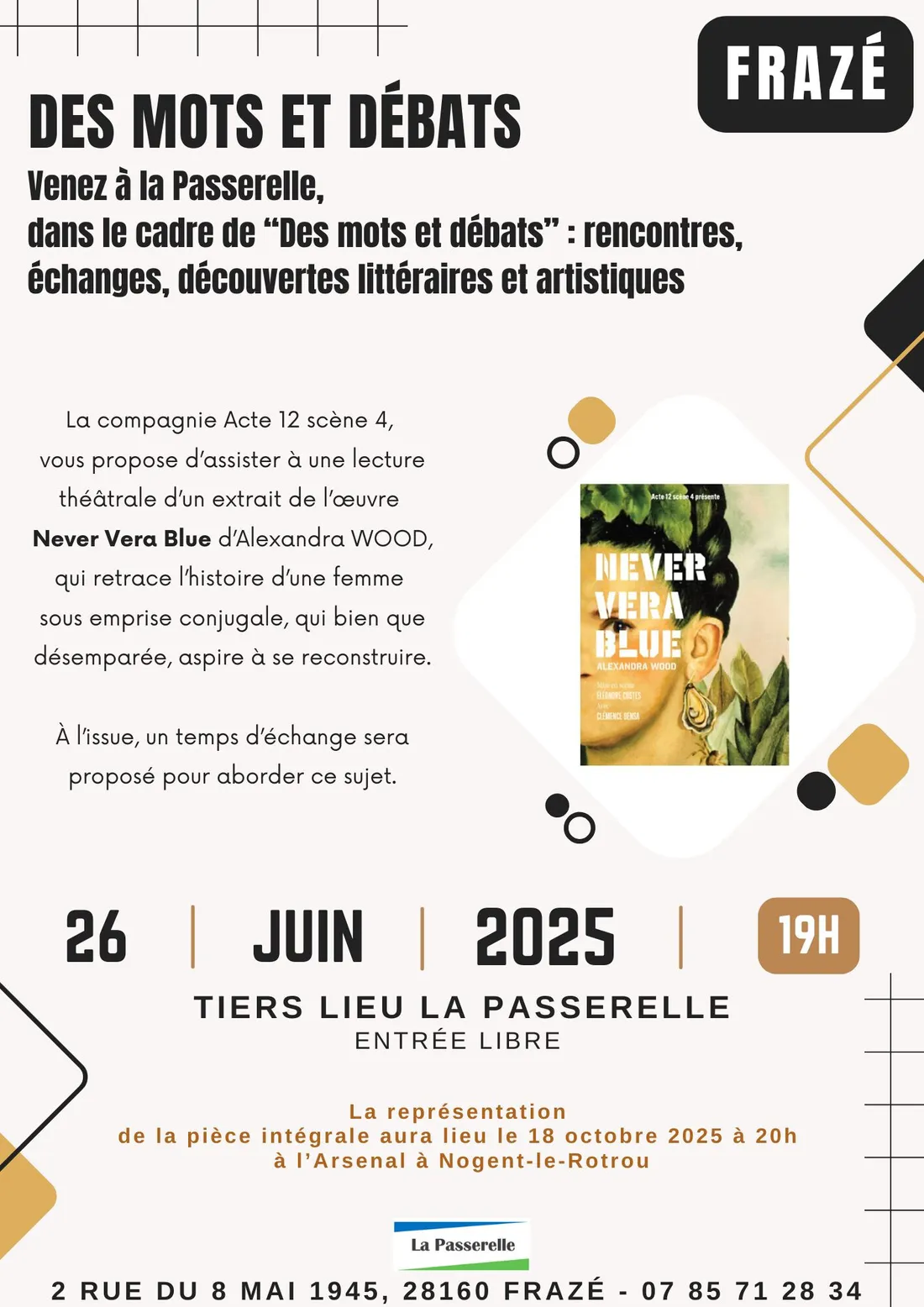 FRAZÉ - Lecture Théâtrale : Des mots et débats