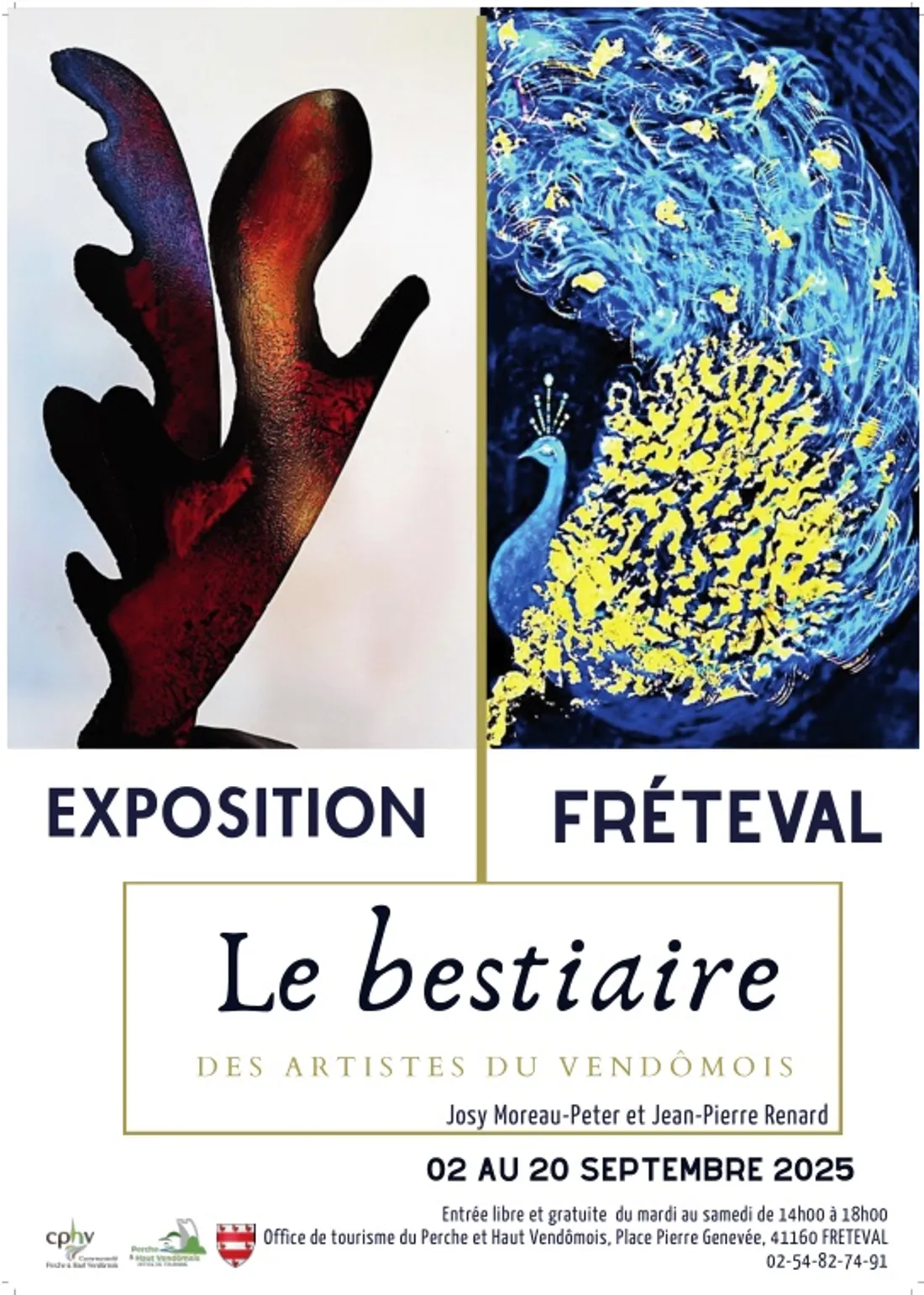 FRÉTEVAL (41) - Exposition : Le bestiaire