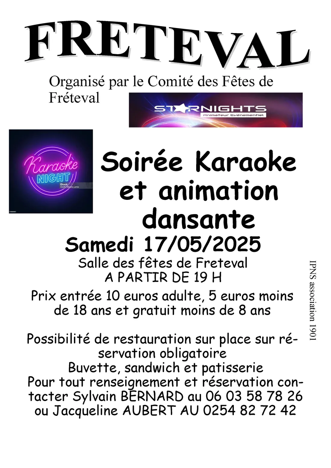 FRÉTEVAL (41) - Soirée karaoké et animation dansante