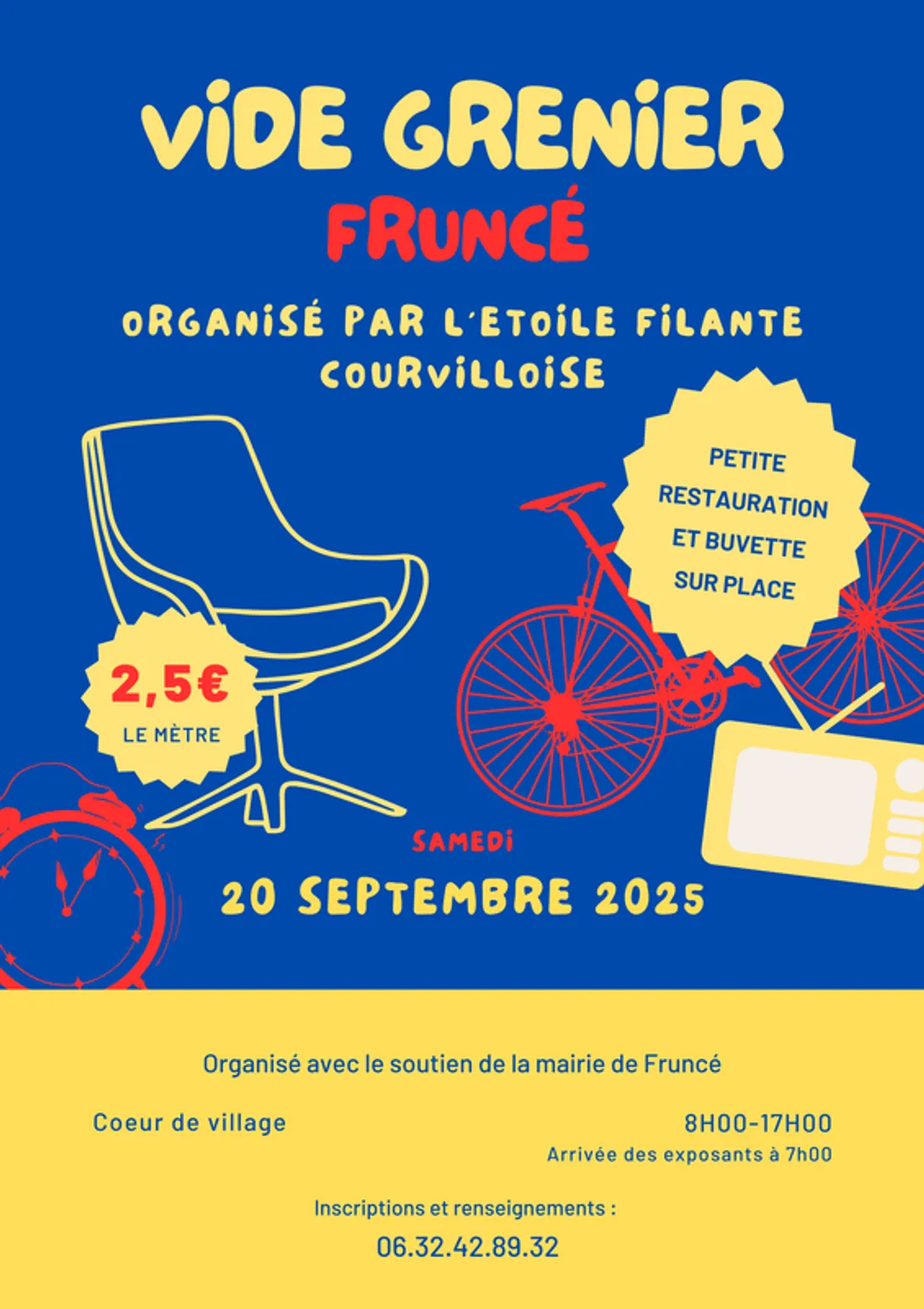 FRUNCÉ - Vide-greniers de l’Étoile Filante Courvilloise