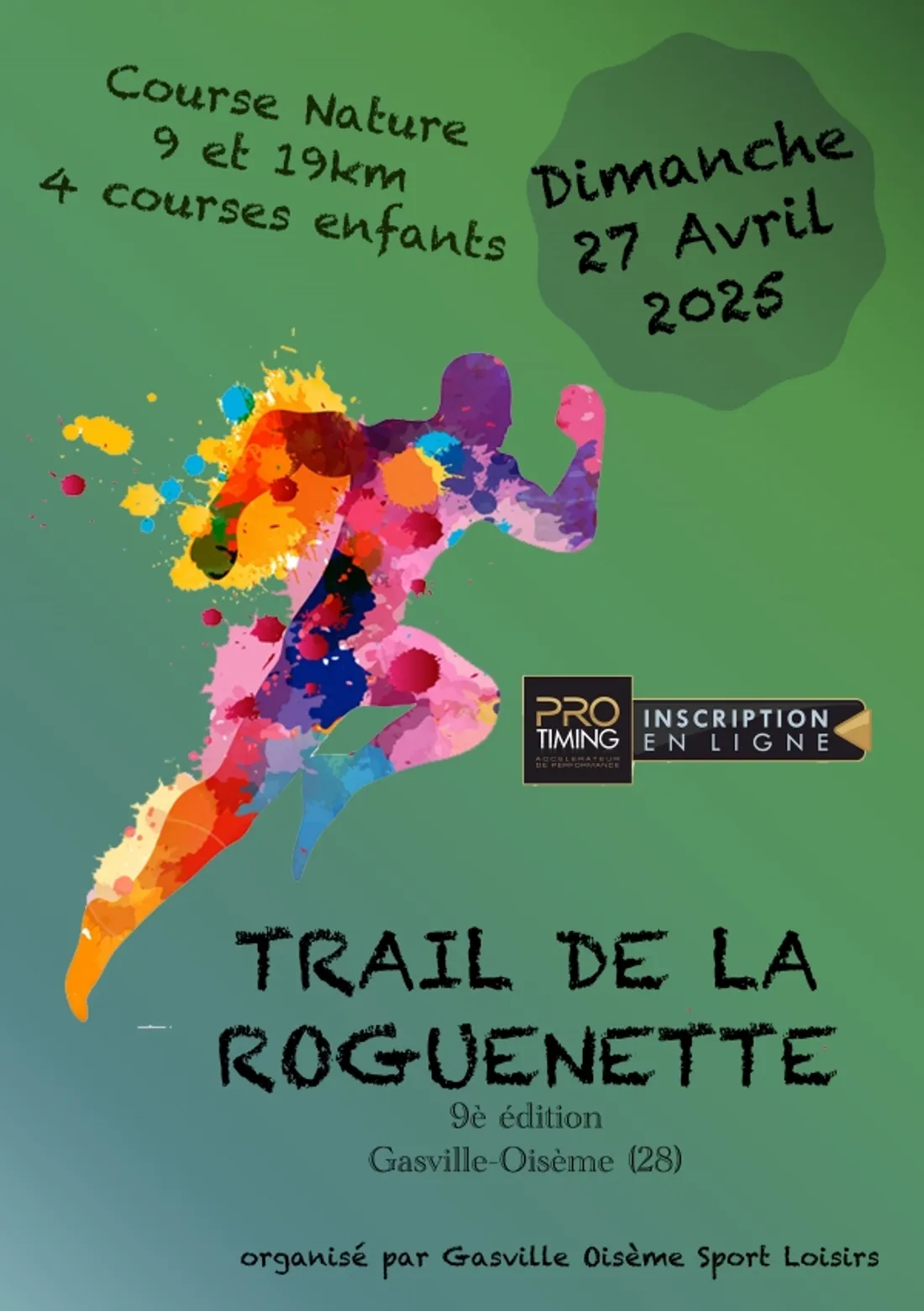 GASVILLE-OISÈME - Trail de la Roguenette