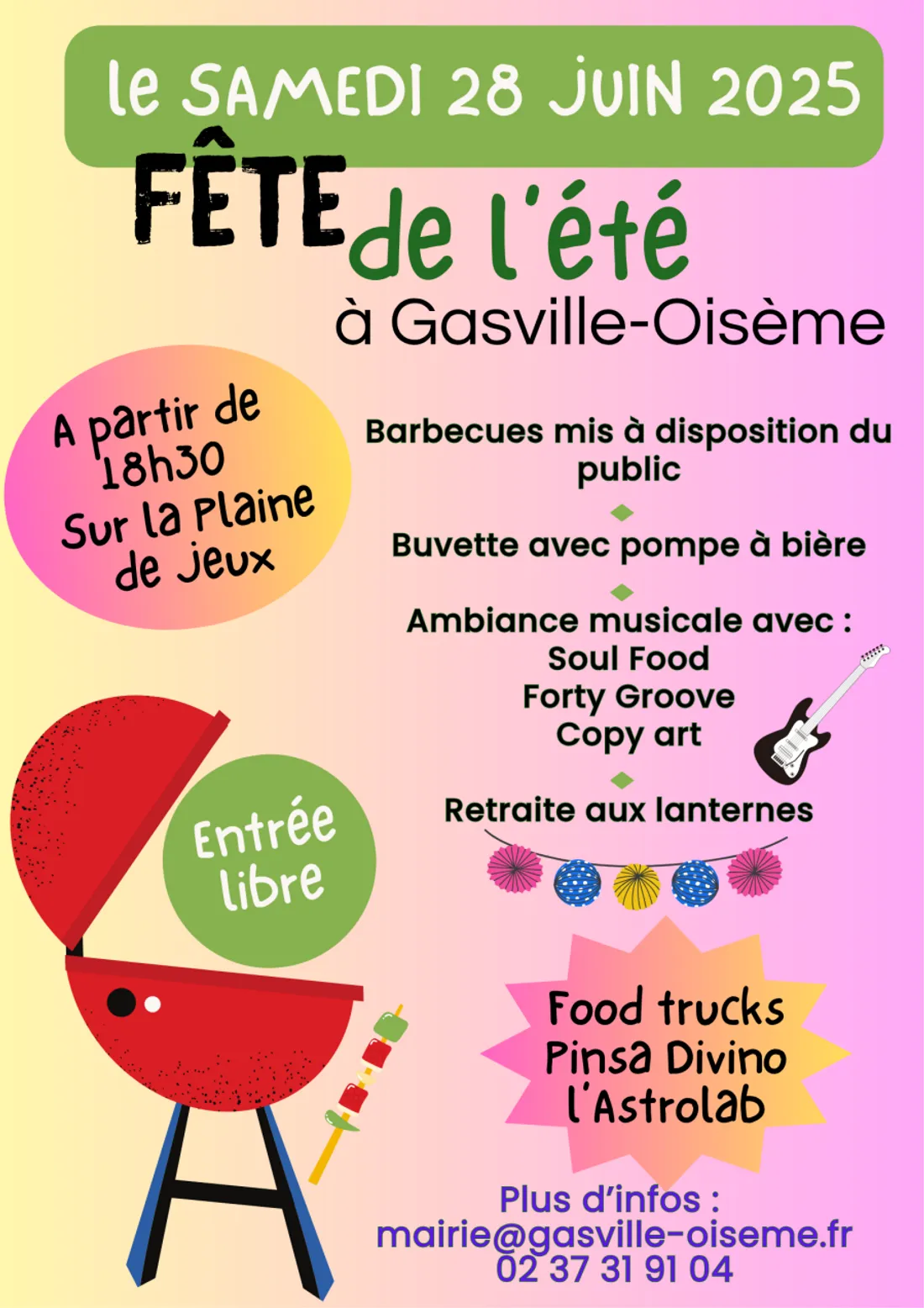 GASVILLE-OISÈME - Fête de l'été