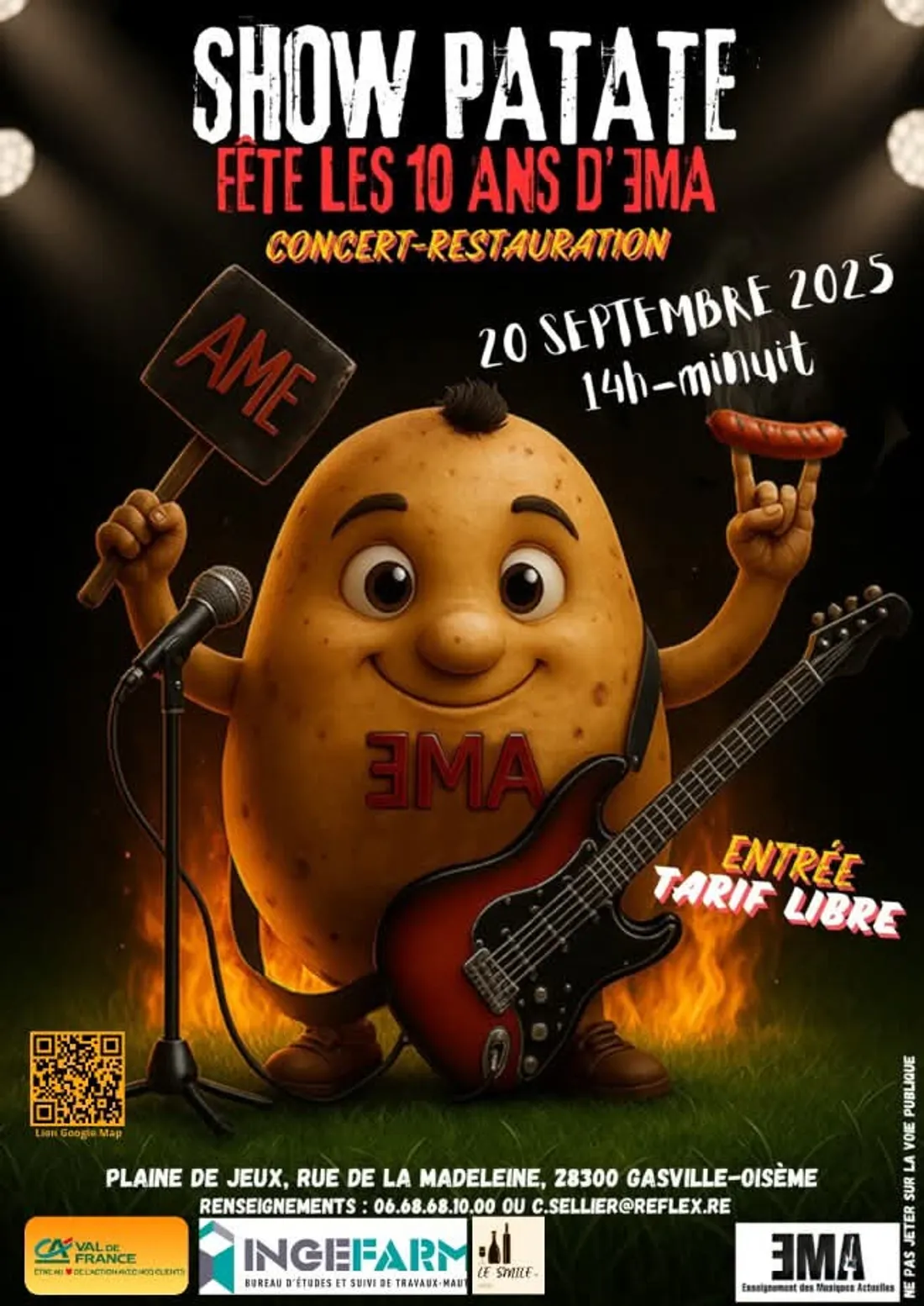 GASVILLE-OISÈME - Show patate, fête les 10 ans d'EMA