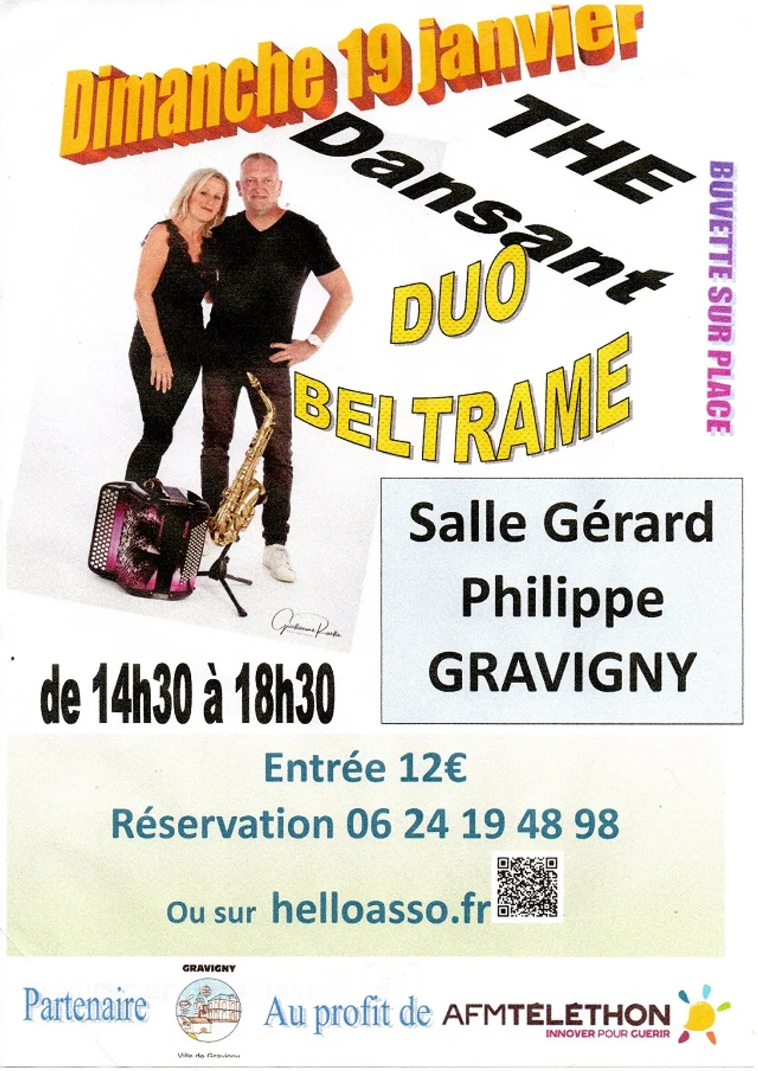 GRAVIGNY (27) - Thé dansant du Duo Beltrame