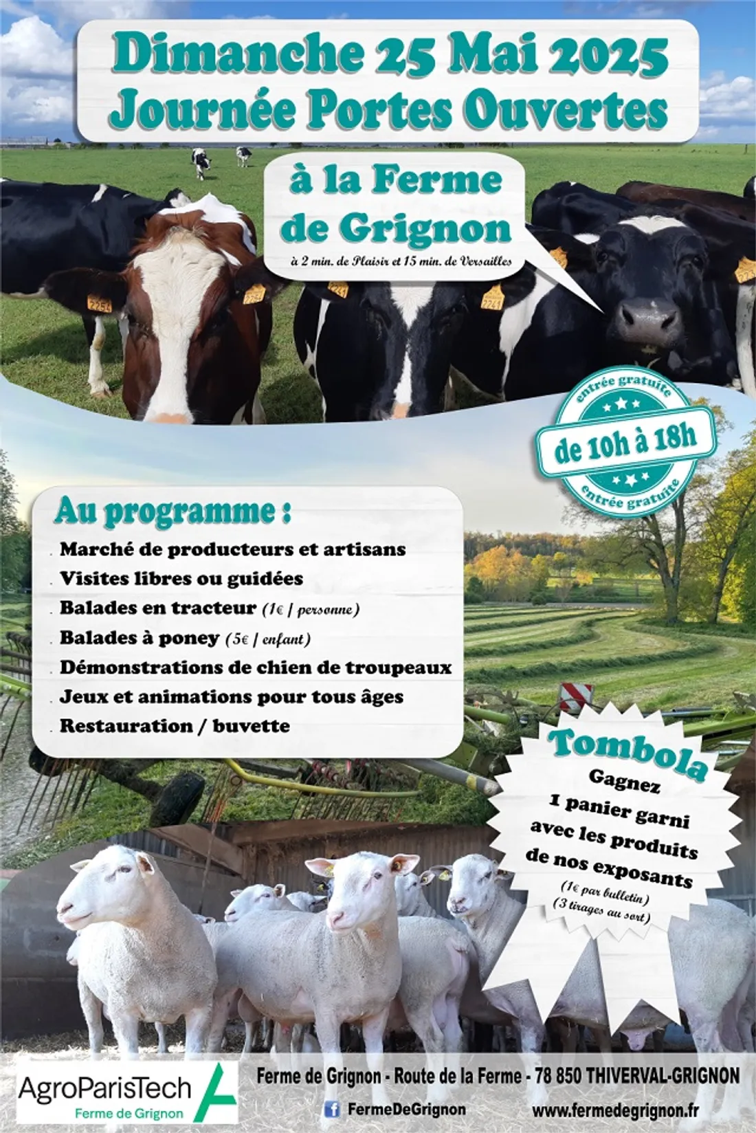 THIVERVAL-GRIGNON (78) - Journée Portes Ouvertes à la Ferme de Grignon