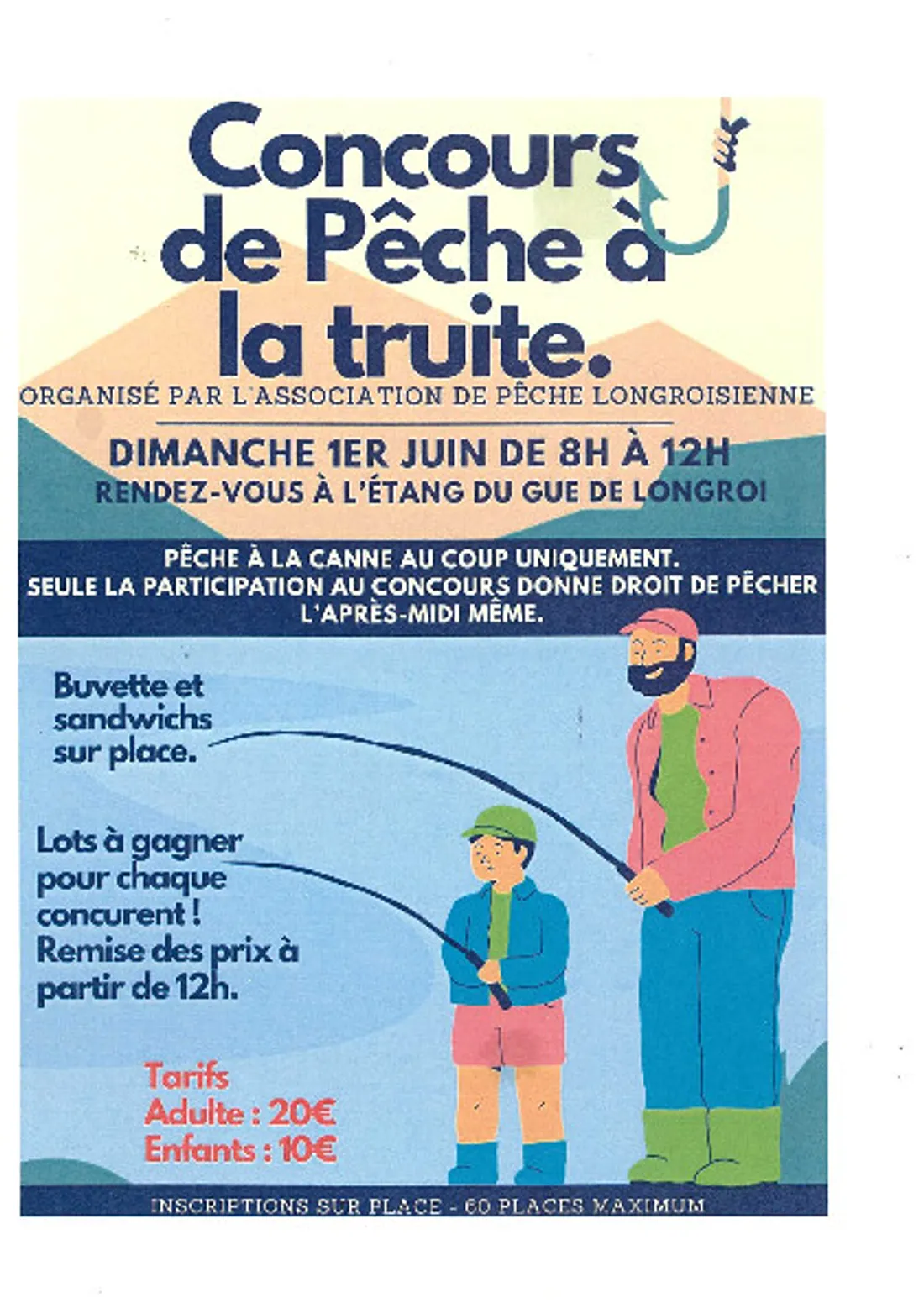 LE GUÉ-DE-LONGROI - Concours de pêche à la truite