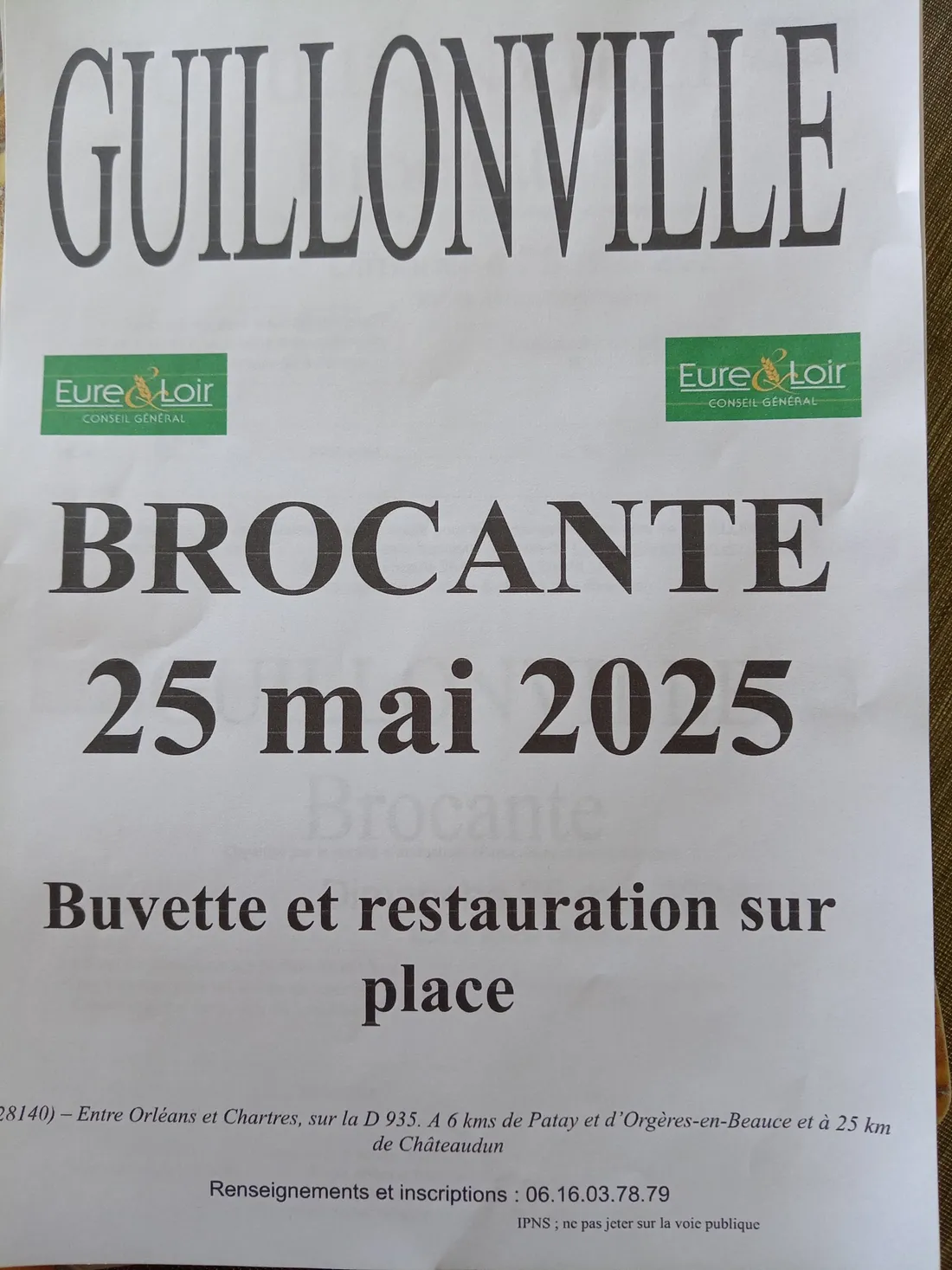 GUILLONVILLE - Brocante du comité d'animation