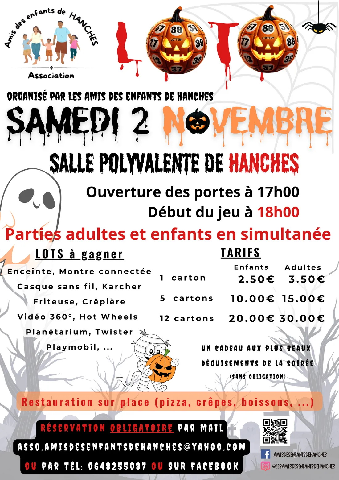 HANCHES - Loto des Amis des enfants