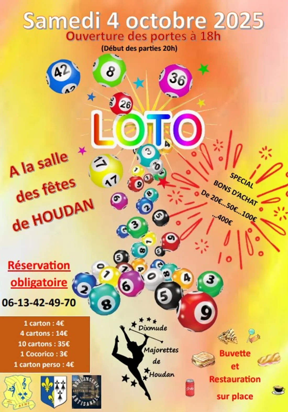 HOUDAN (78) - Loto des majorettes