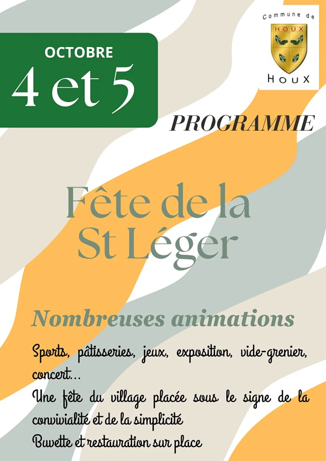 HOUX - Fête de la Saint Léger
