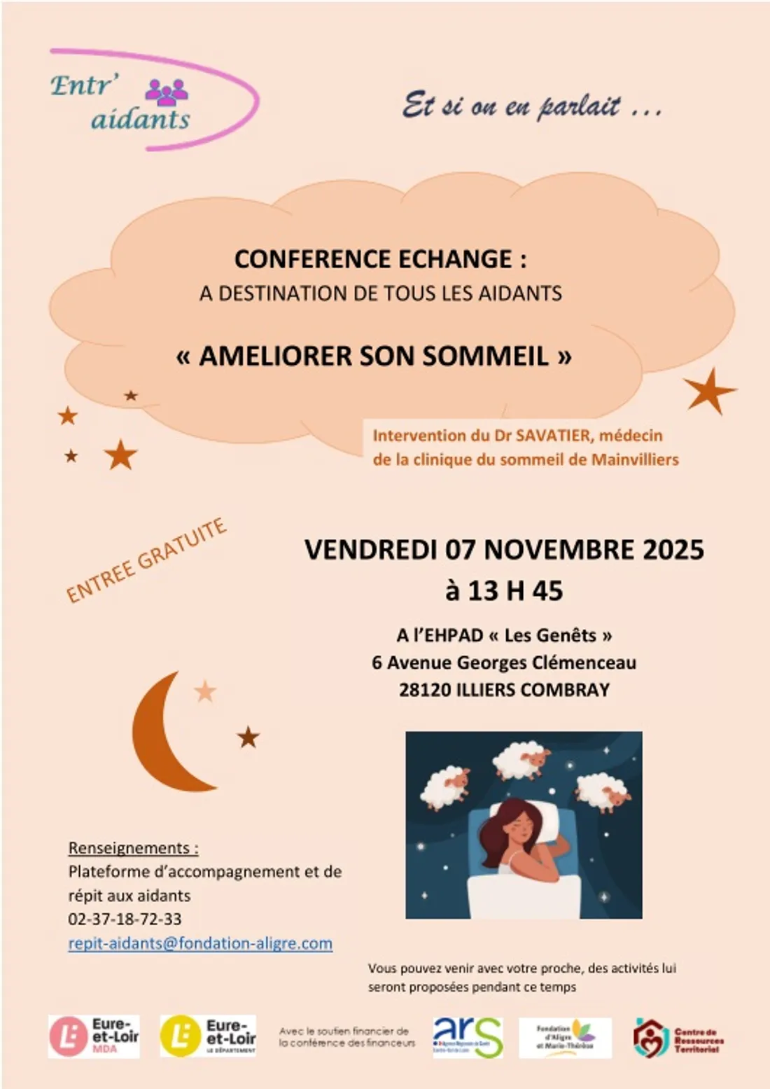 ILLIERS-COMBRAY - Conférence : Améliorer son sommeil