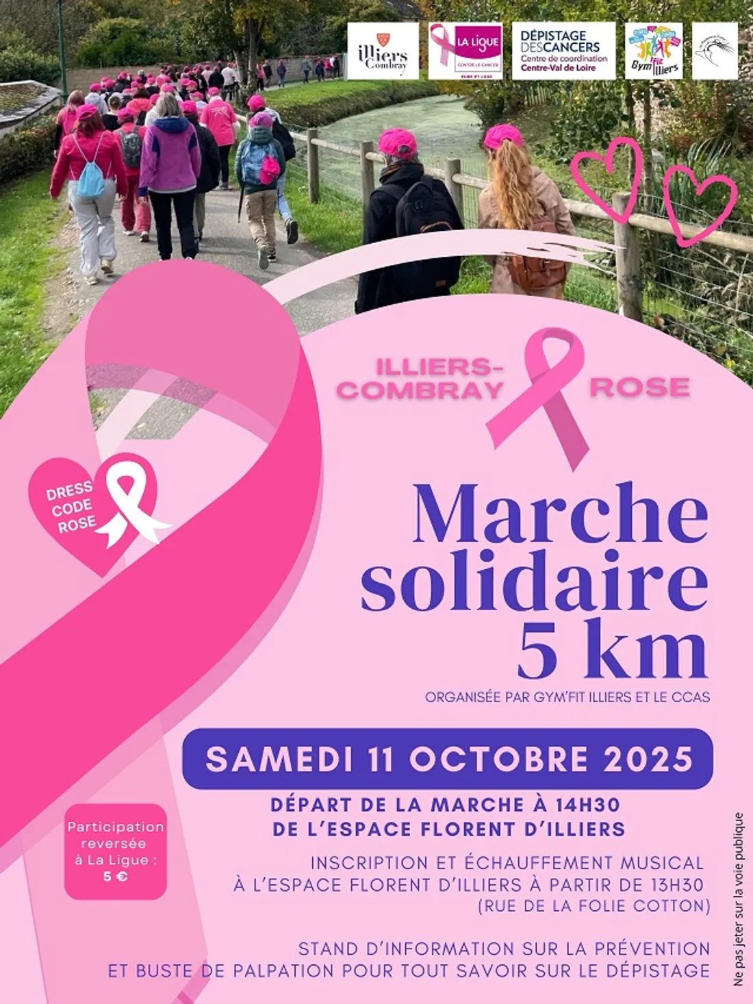 ILLIERS-COMBRAY - Octobre Rose : Marche solidaire