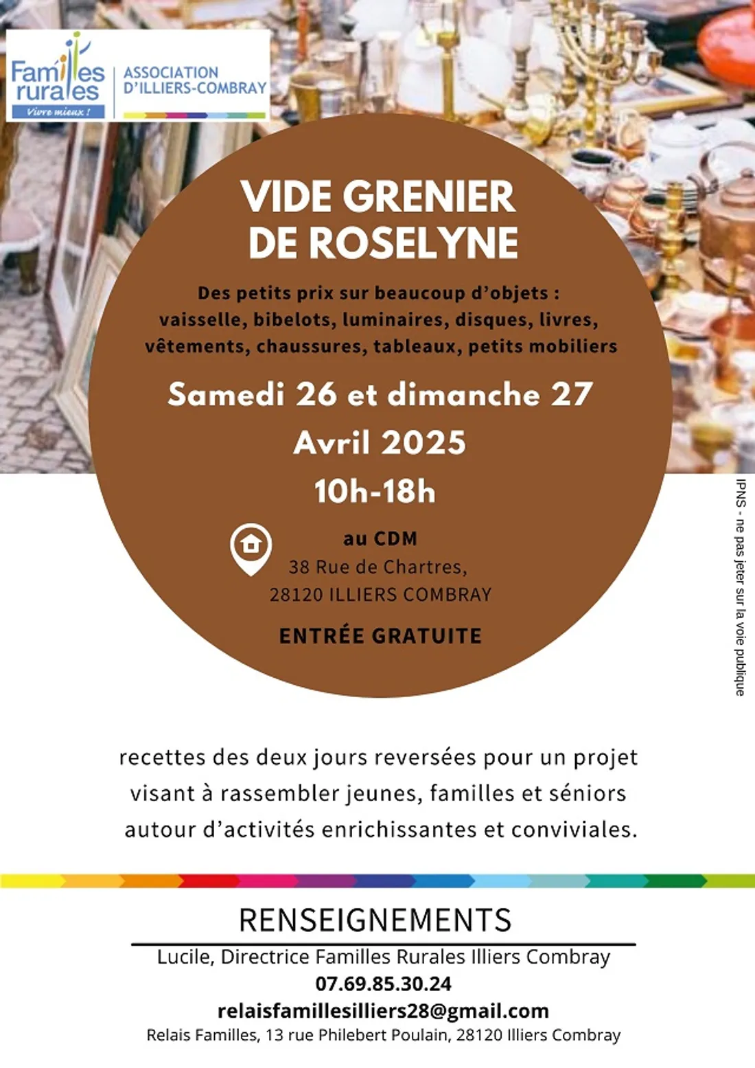ILLIERS-COMBRAY - Vide-greniers de Roselyne