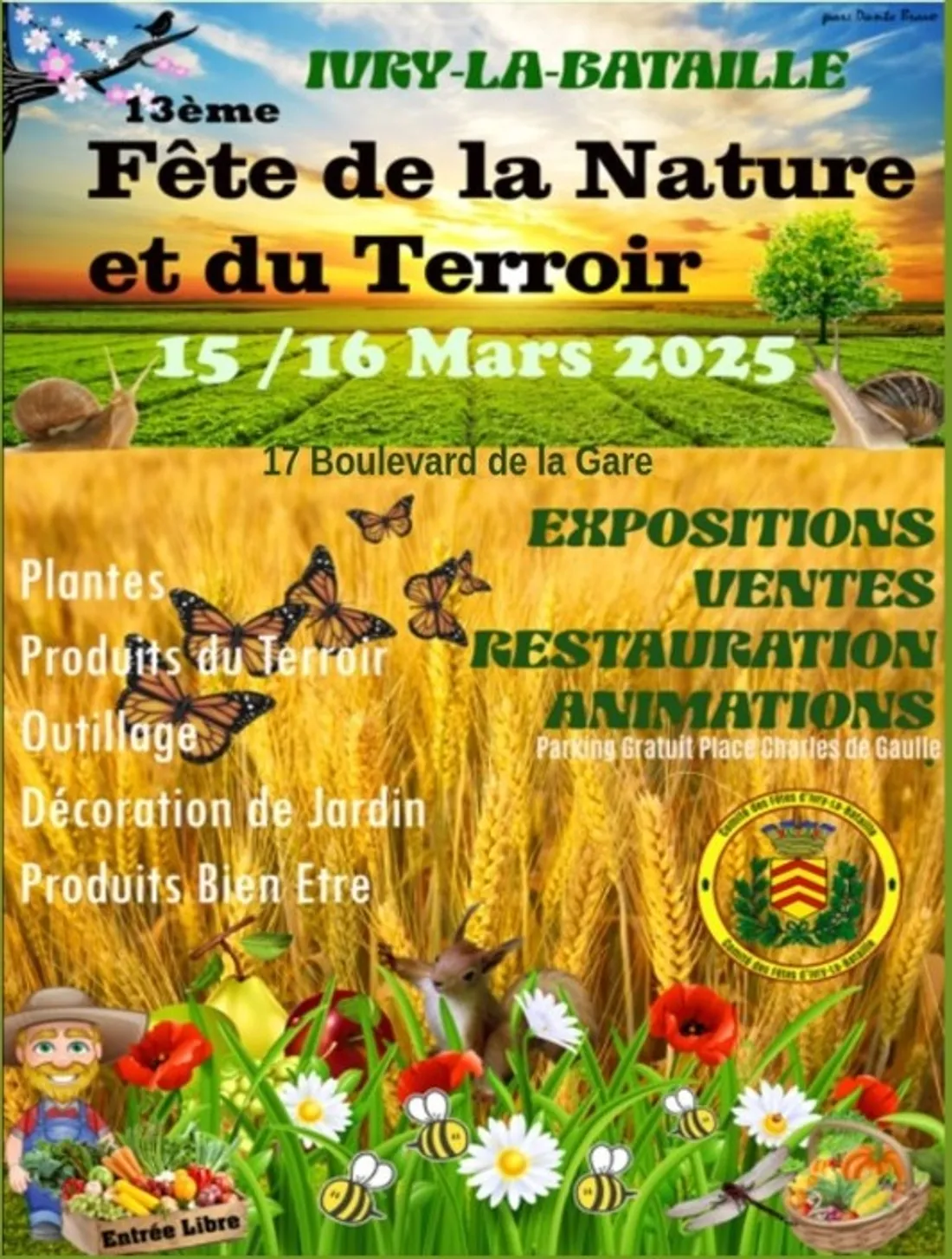 IVRY-LA-BATAILLE (27) - Fête de la nature et du terroir