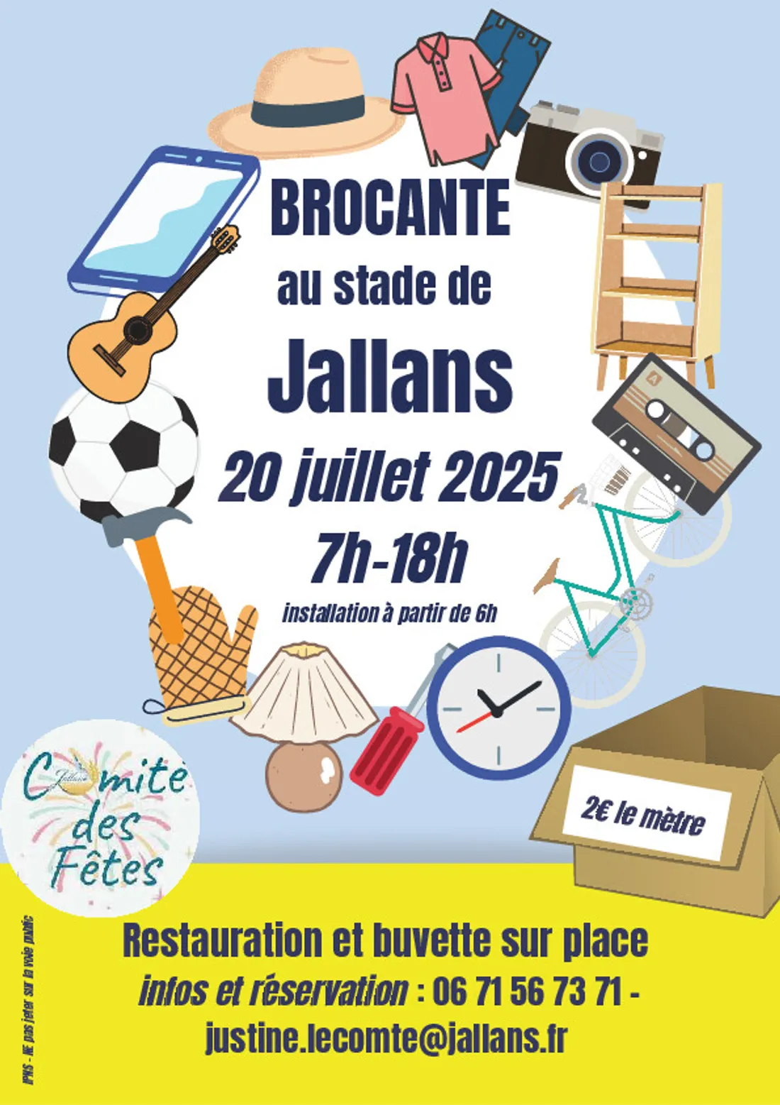 JALLANS - Brocante du comité des fêtes