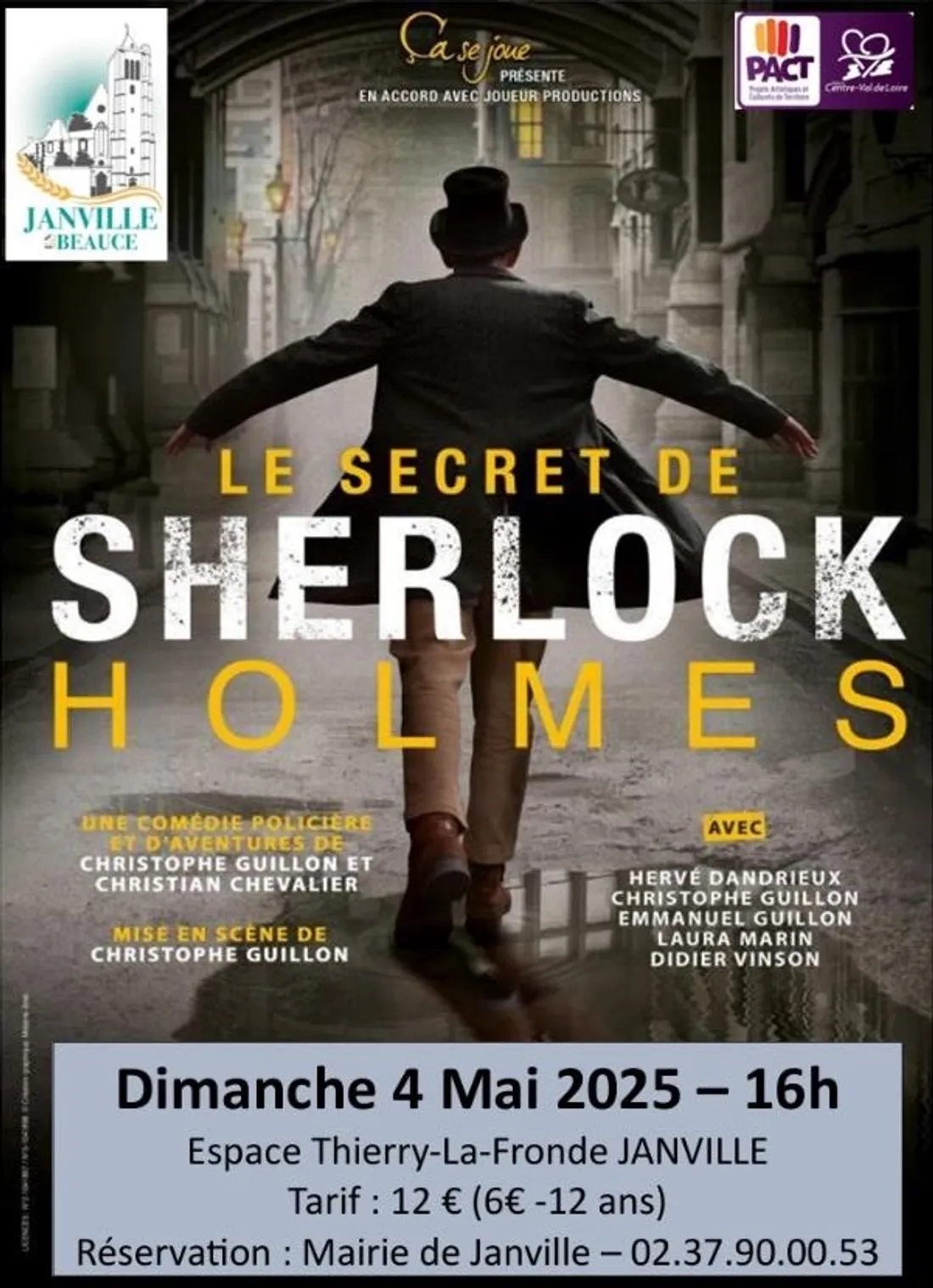 JANVILLE - Théâtre : Le secret de Sherlock Holmes
