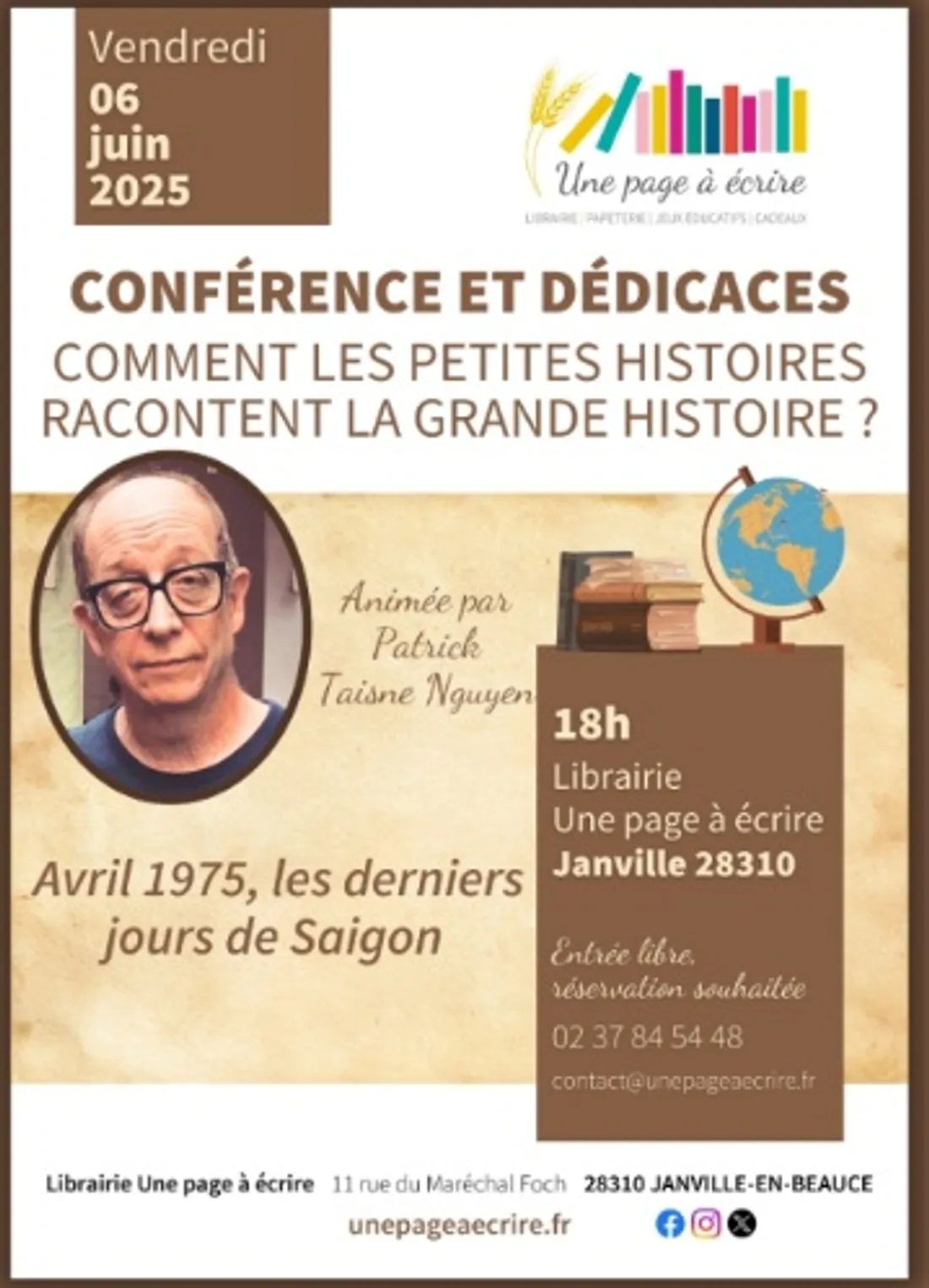 JANVILLE - Conférence : Avril 1975, les derniers jours de Saigon